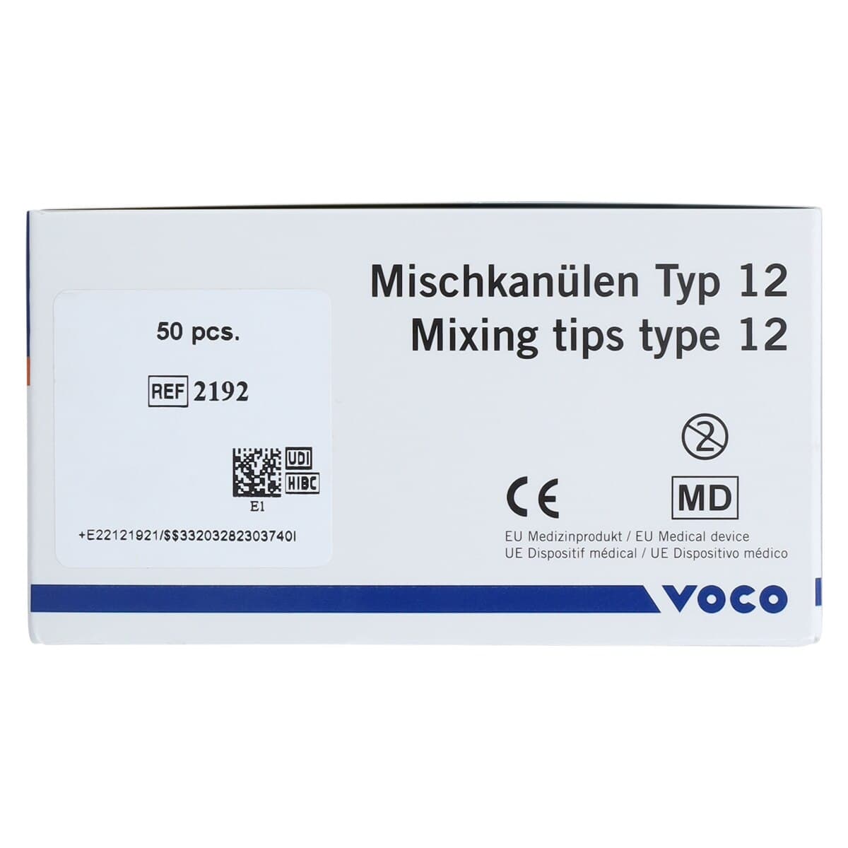 VOCO Rebilda Dual-Cure Mixing Tips, Type 12, Blue, 50/Pkg, Refill thumbnail 4