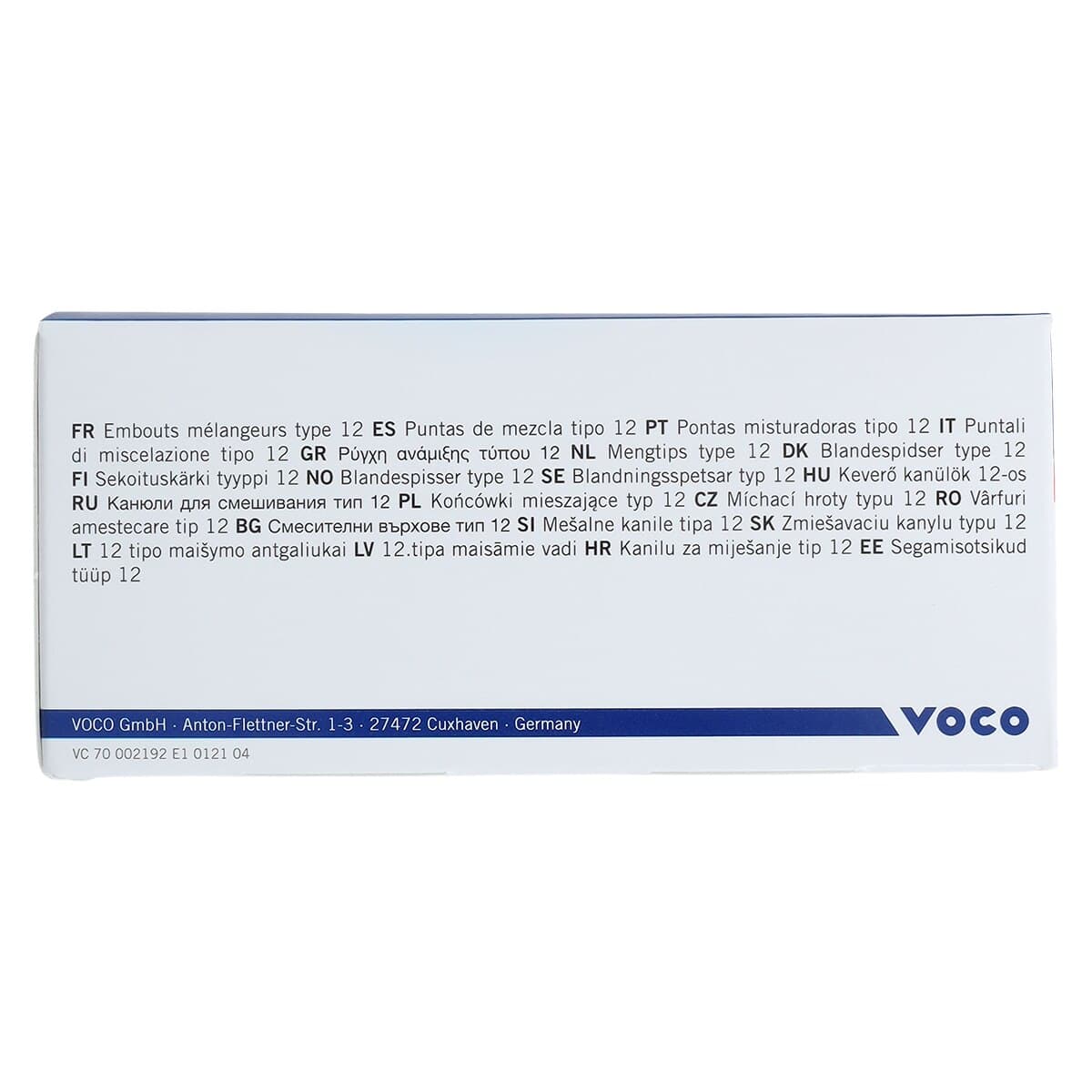 VOCO Rebilda Dual-Cure Mixing Tips, Type 12, Blue, 50/Pkg, Refill thumbnail 6