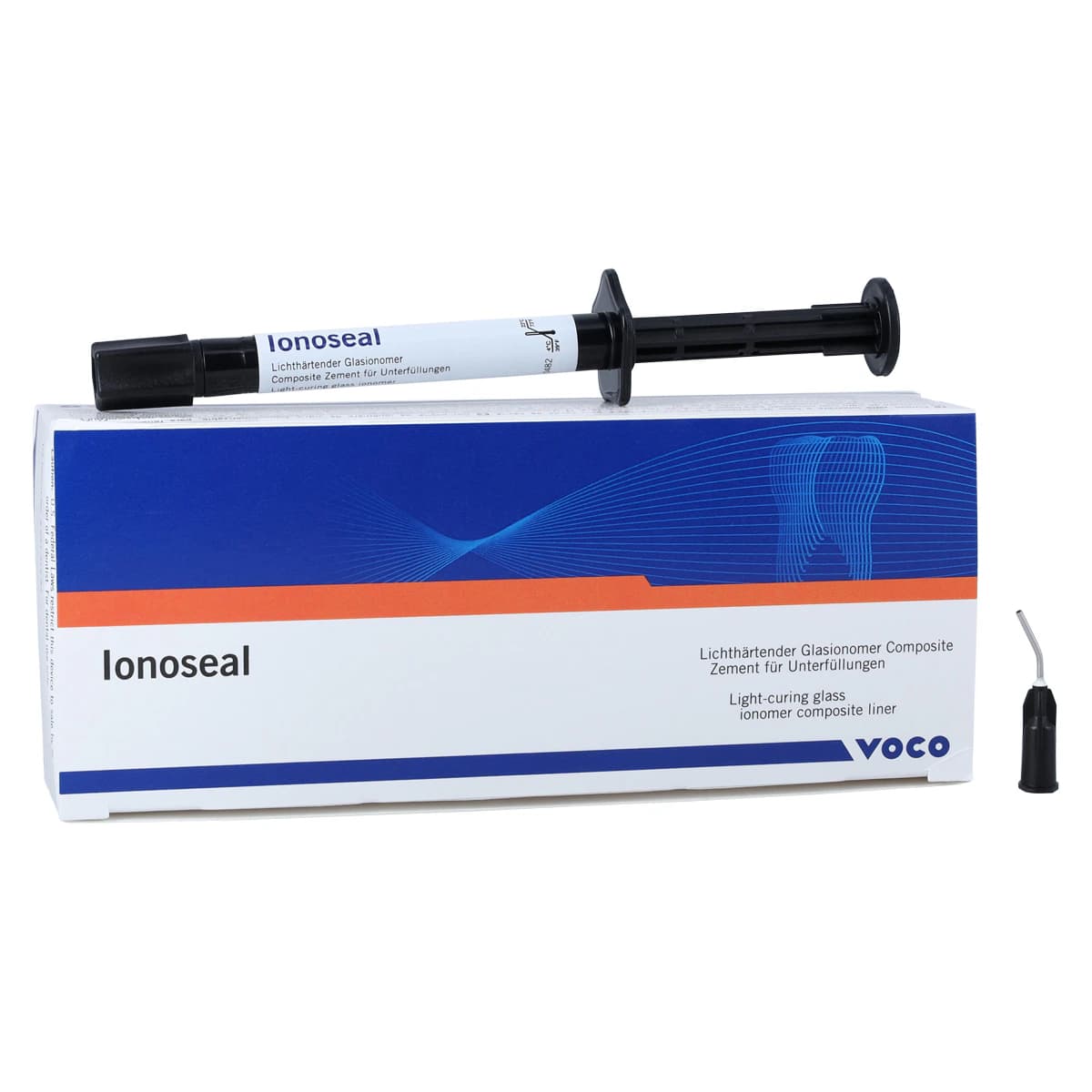 Ionoseal Modified Glass Ionomer Liner, Syringe, 2.5 g, 3/Pk, 1326 - Ionoseal Modified Glass Ionomer Liner, Syringe, 2.5 g, 3/Pk, 1326 - Image 1