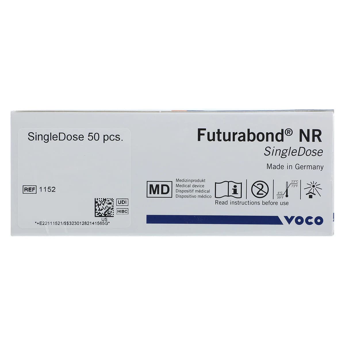 Futurabond NR Self-Etch Light-Cured Adhesive, Single Dose Kit, 0.1 mL x 50 Blisters with 50 Application Brushes, Ref 1152 thumbnail 5