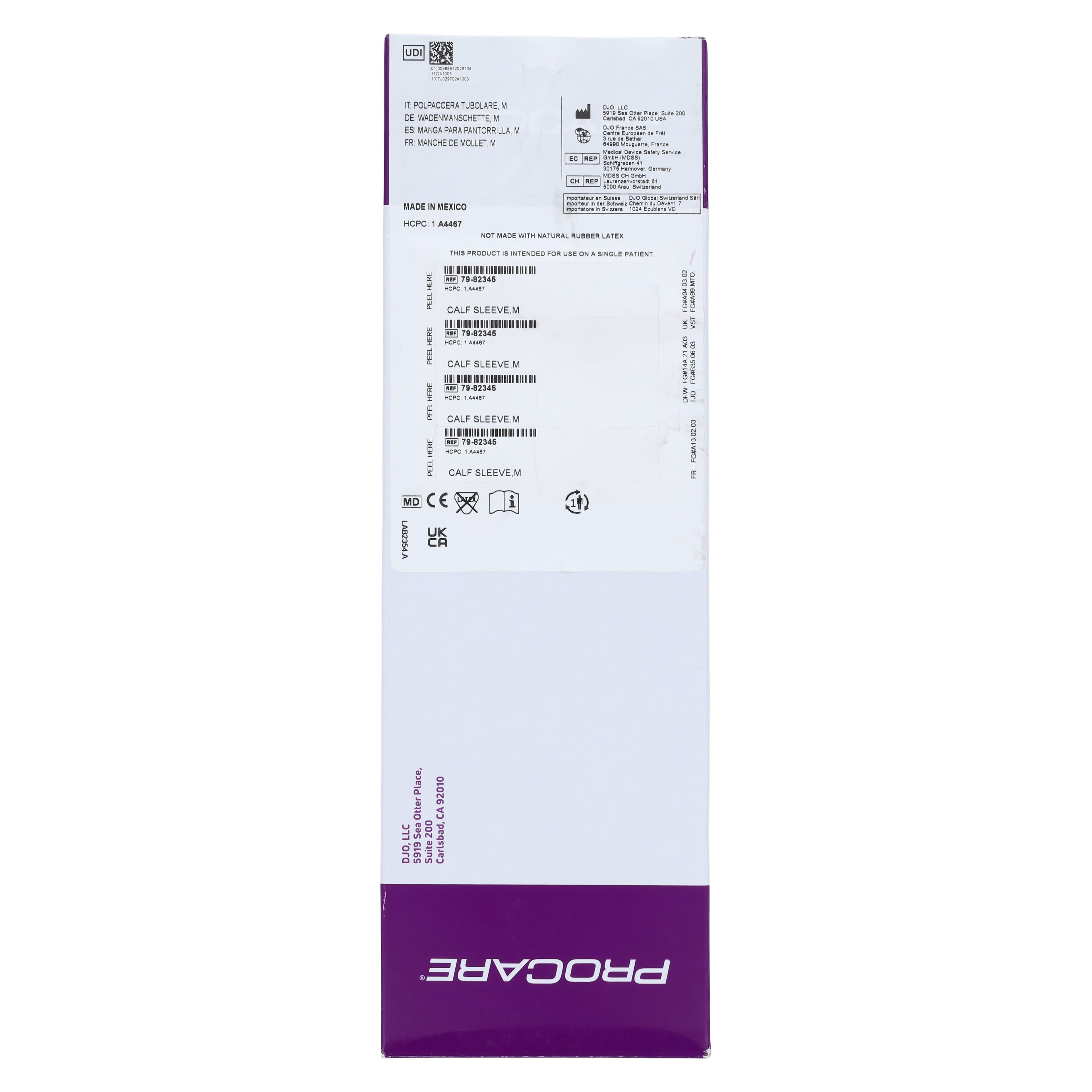Procare Compression Sleeve, Adult Calf, Medium, 14-15" thumbnail 7