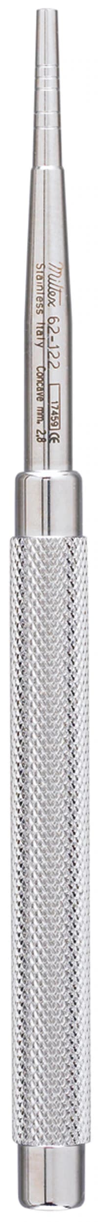 Miltex Progressive Osteotome, Concave, 2.8 mm, Stainless Steel, 1 Each - Progressive Osteotomes – Concave, 2.8 mm - Progressive Osteotomes – Concave, 2.8 mm - Image 1