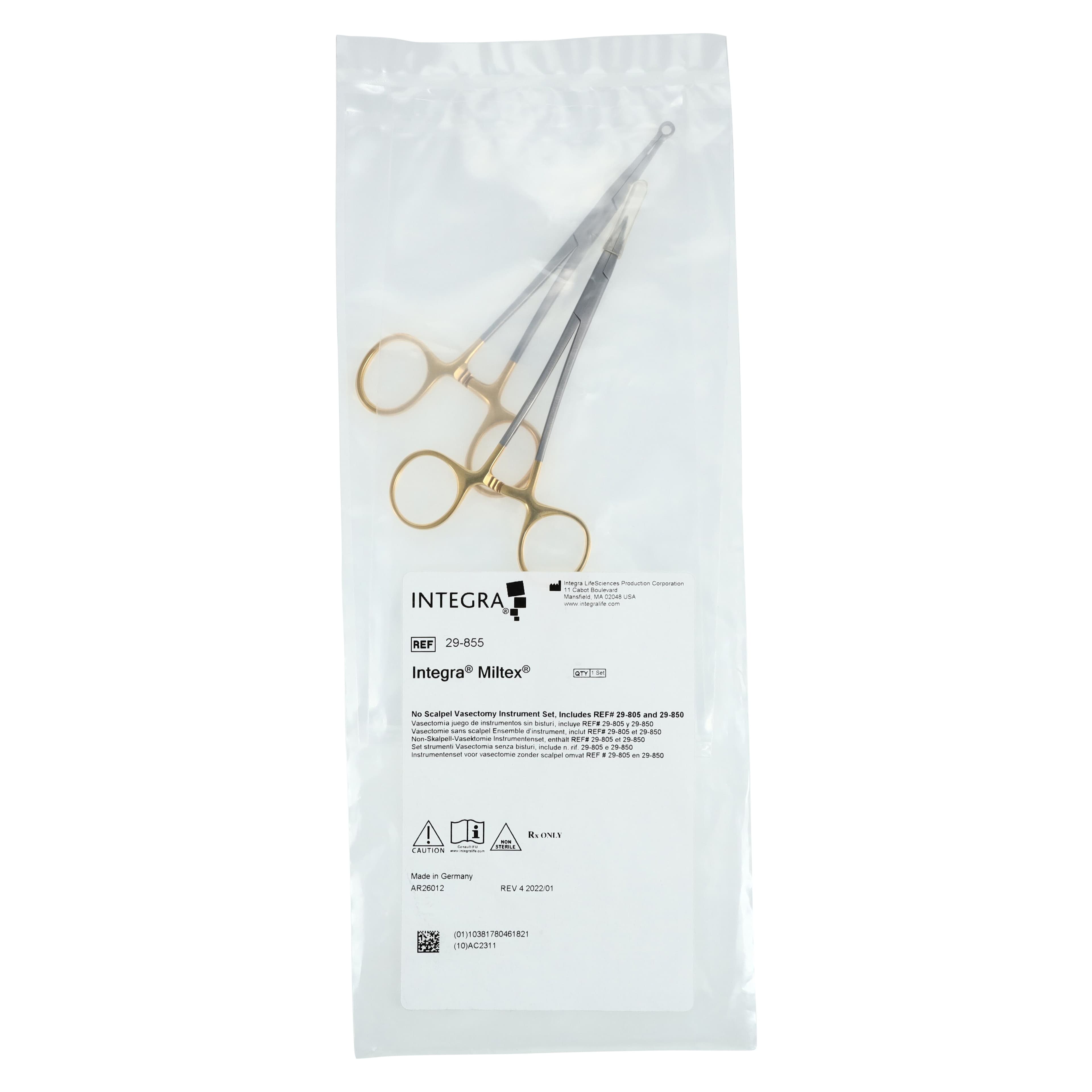 Miltex-Integra Vasectomy Instrument Set, Stainless Steel thumbnail 5