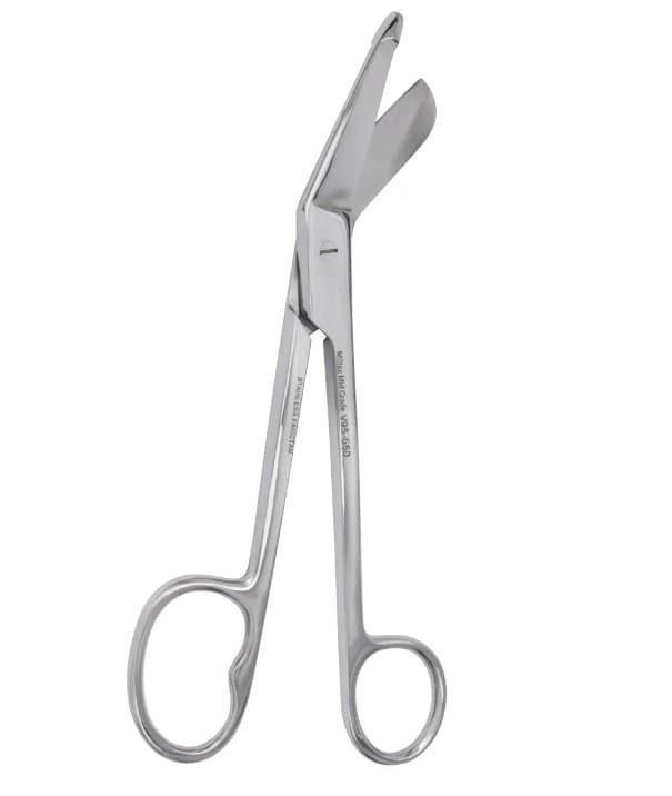 Vantage Lister Bandage Scissors, Bent, 8" Stainless Steel, Each thumbnail 2