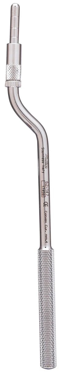 Miltex Convex Osteotome with Stop, Curved, 4 mm, Stainless Steel, 1 Each - Convex Osteotomes with Stops – Curved, 4 mm - Convex Osteotomes with Stops – Curved, 4 mm - Image 1