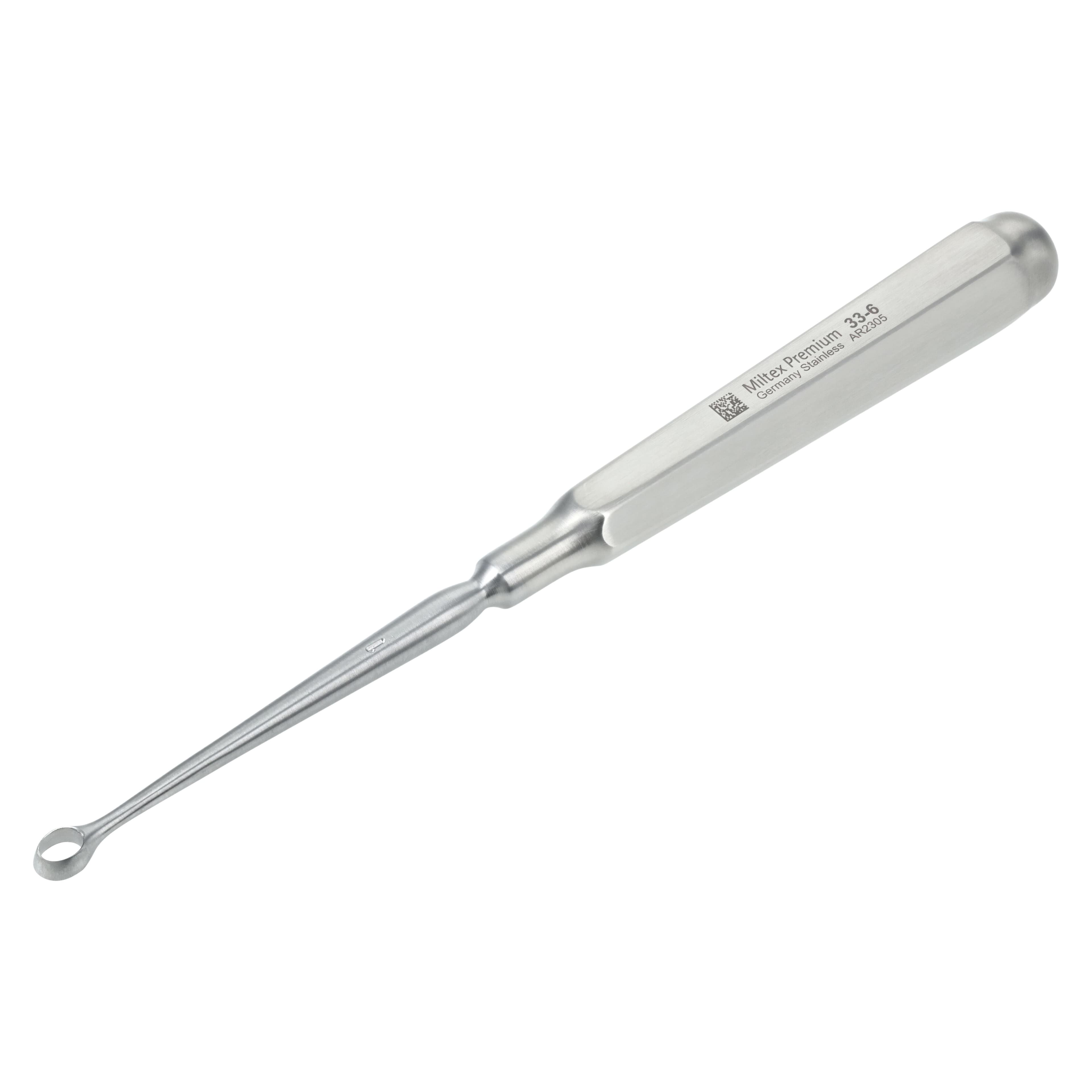 Piffard Dermal Curette Oval, Size 1, 6-1/4", Stainless Steel, Each thumbnail 5