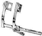 Finochietto Rib Spreader, 8" Standard Curved Arm, Stainless Steel, CVD - Finochietto Rib Spreader Cvd - Image 1