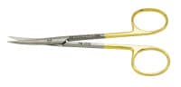 Padgett Iris Scissors, Curved, 4-1/2", Tungsten Carbide, Each - Scissors Padgett Iris Shp/Shp - Image 1