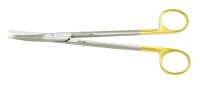 Padgett Gorney Plastic Surgery Scissors, Curved, 7-1/4", Tungsten Carbide, Each - Scissors Gorney F/L Cvd TC - Image 1