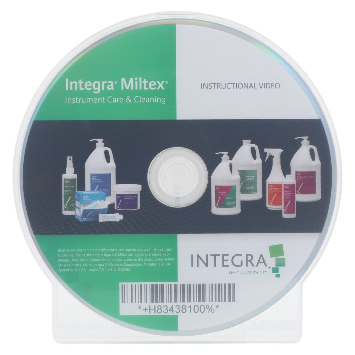 Miltex Instrument Care System Kit 3-800, Includes Spray Lube, Cleaner, Stain Remover, Brushes & DVD thumbnail 6