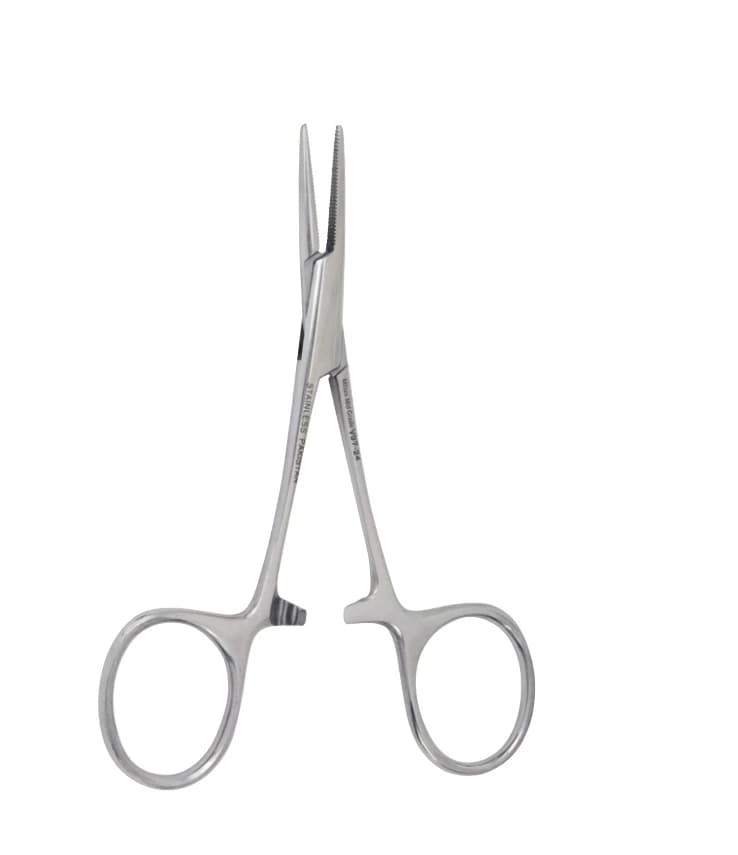 Vantage Hartmann Mosquito Hemostatic Forceps, Straight, 3-1/2" (99mm), Stainless Steel, Autoclavable, Each - Vantage Hartman Forcep Str - Image 1
