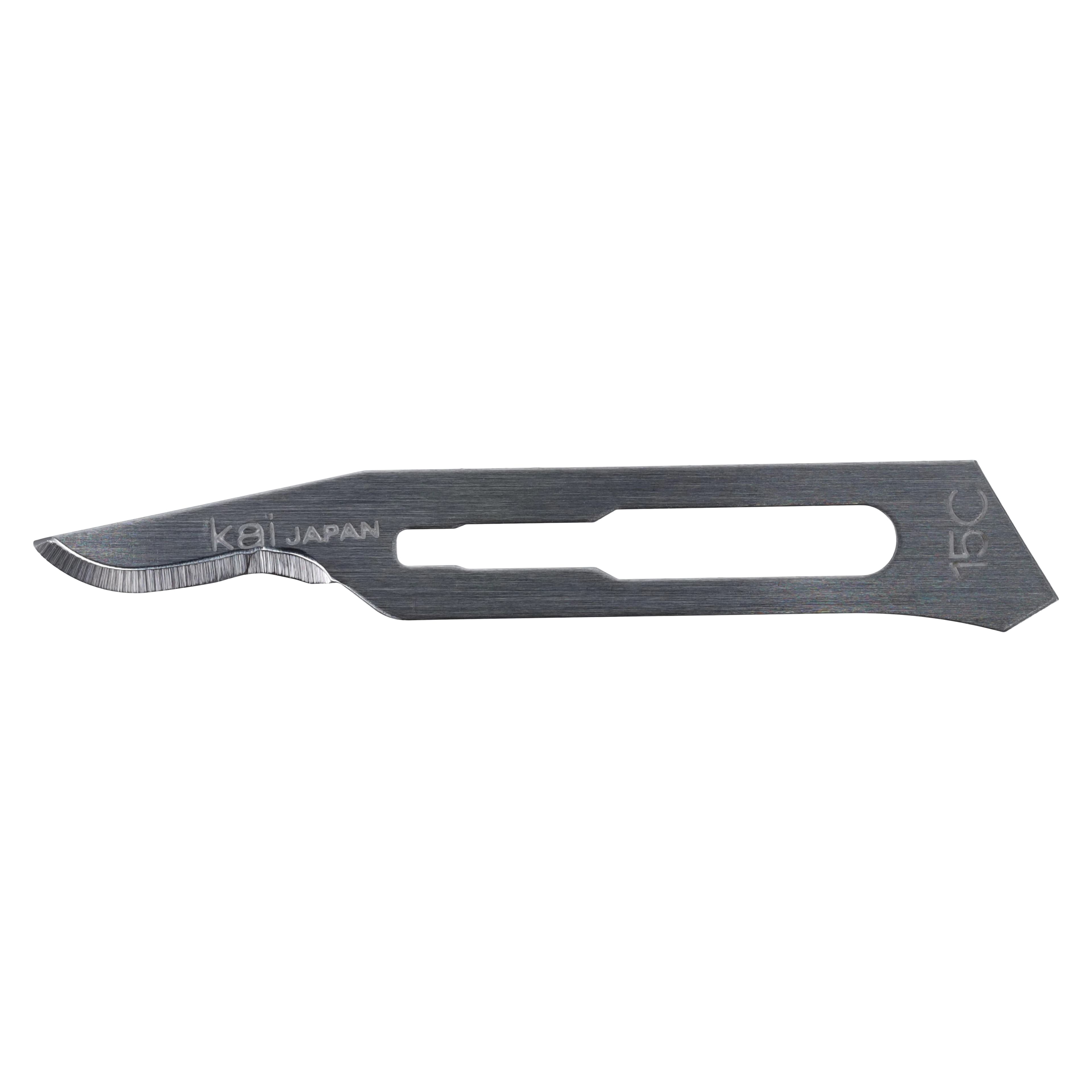 Miltex Carbon Steel Sterile Surgical Blades #15C (Angled), 100/Box, 4-115C thumbnail 3