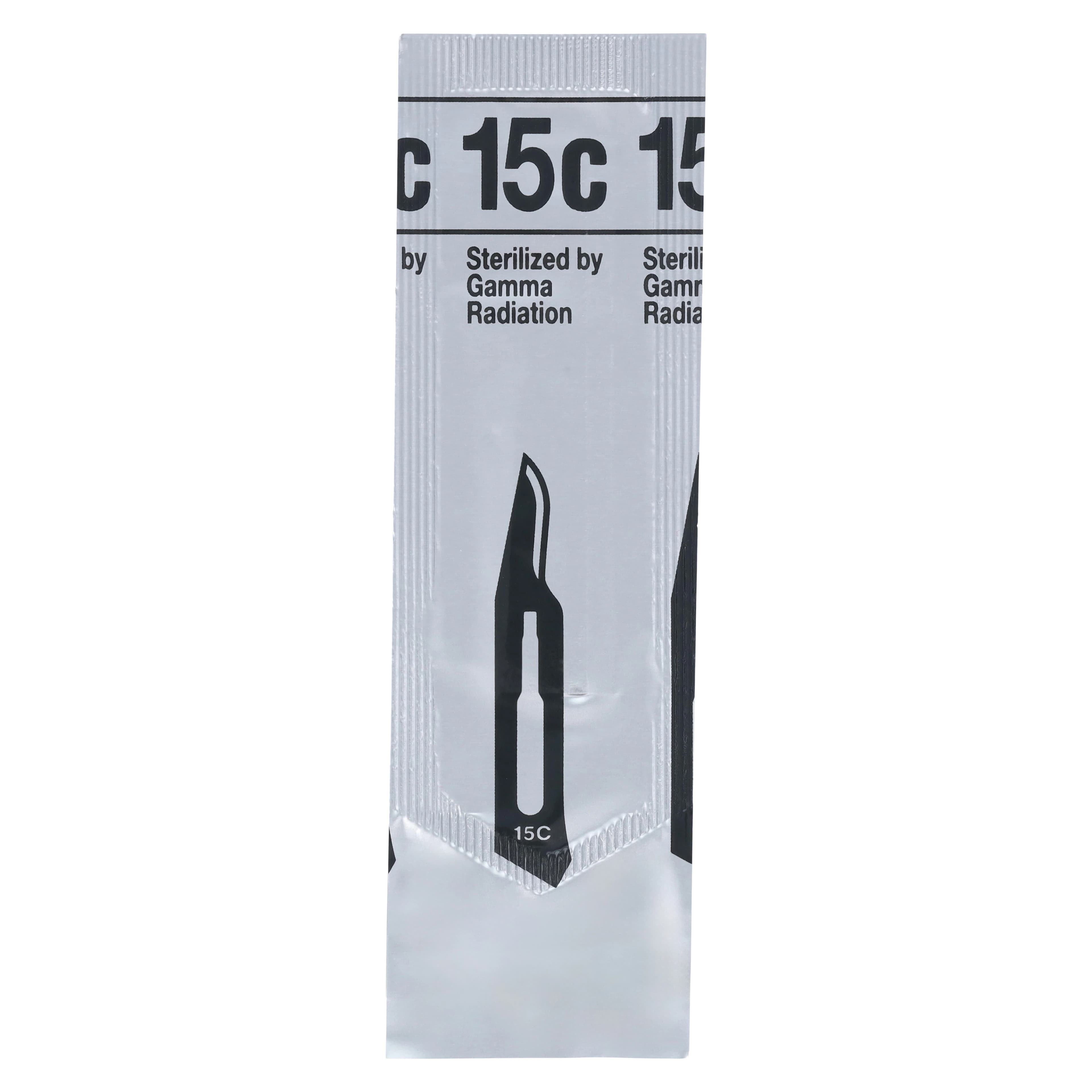 Miltex Carbon Steel Sterile Surgical Blades #15C (Angled), 100/Box, 4-115C thumbnail 4