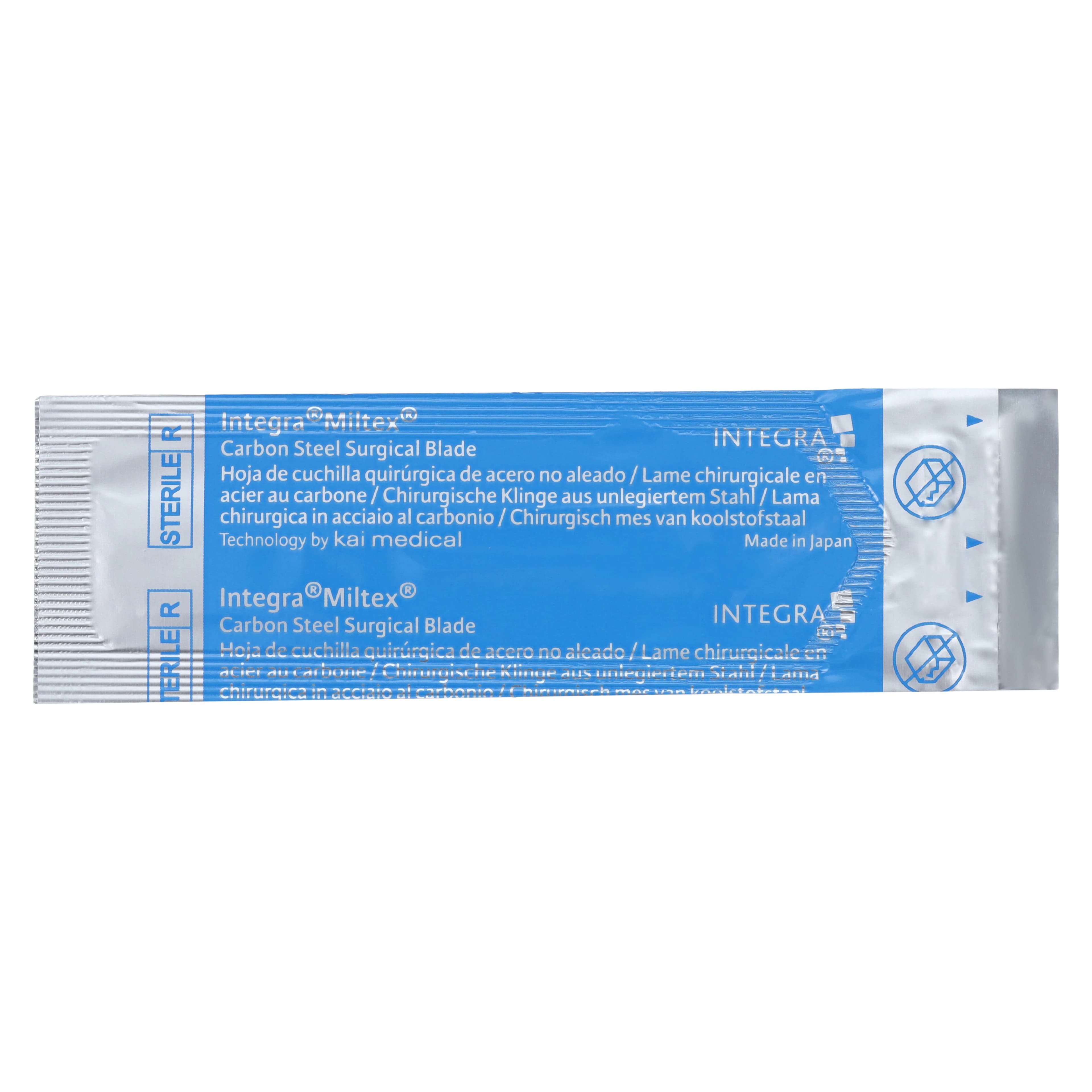 Miltex Carbon Steel Sterile Surgical Blades #15C (Angled), 100/Box, 4-115C thumbnail 5