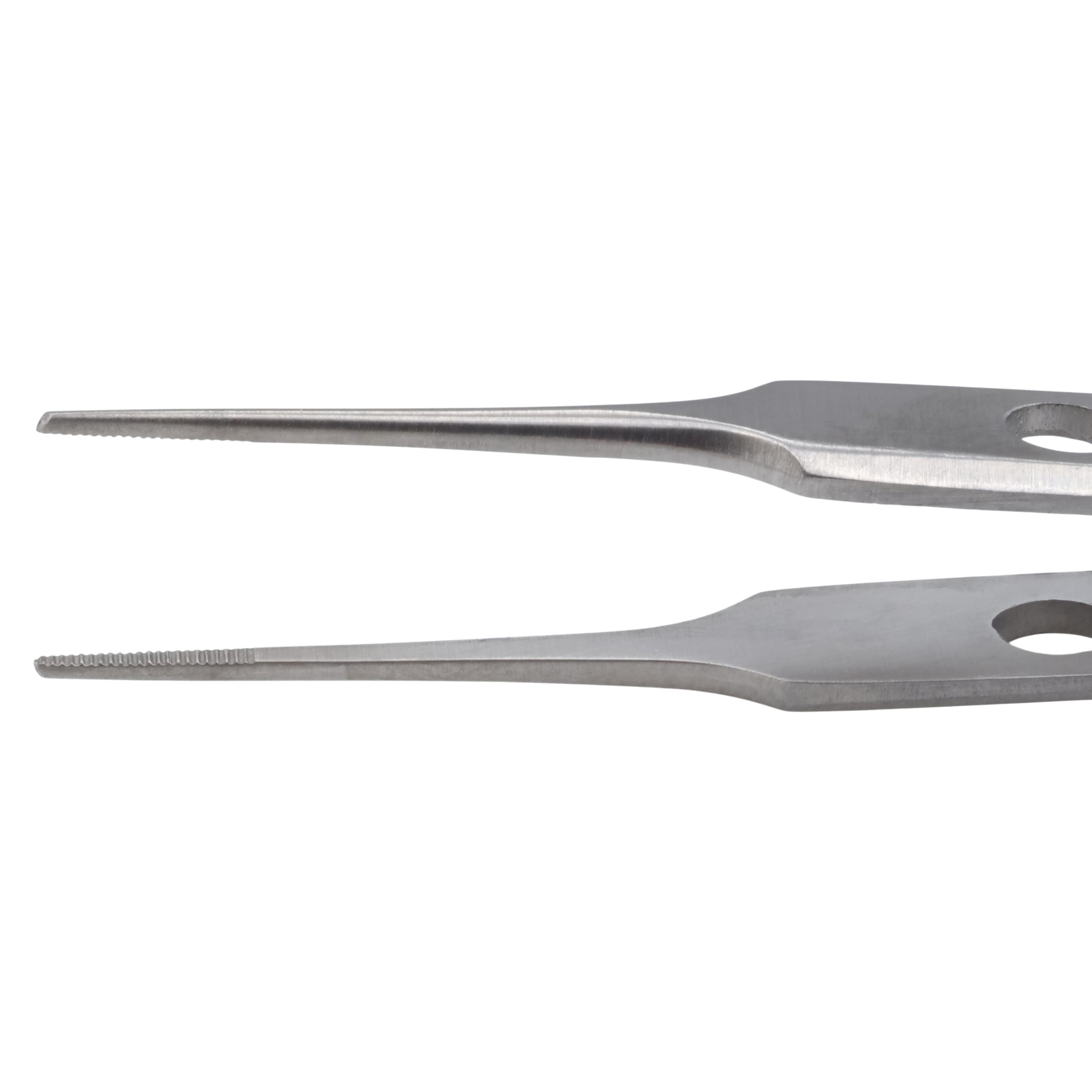 Vantage Bishop-Harmon Dressing Forceps, 3-3/8", Serrated, Stainless Steel, Autoclavable thumbnail 3