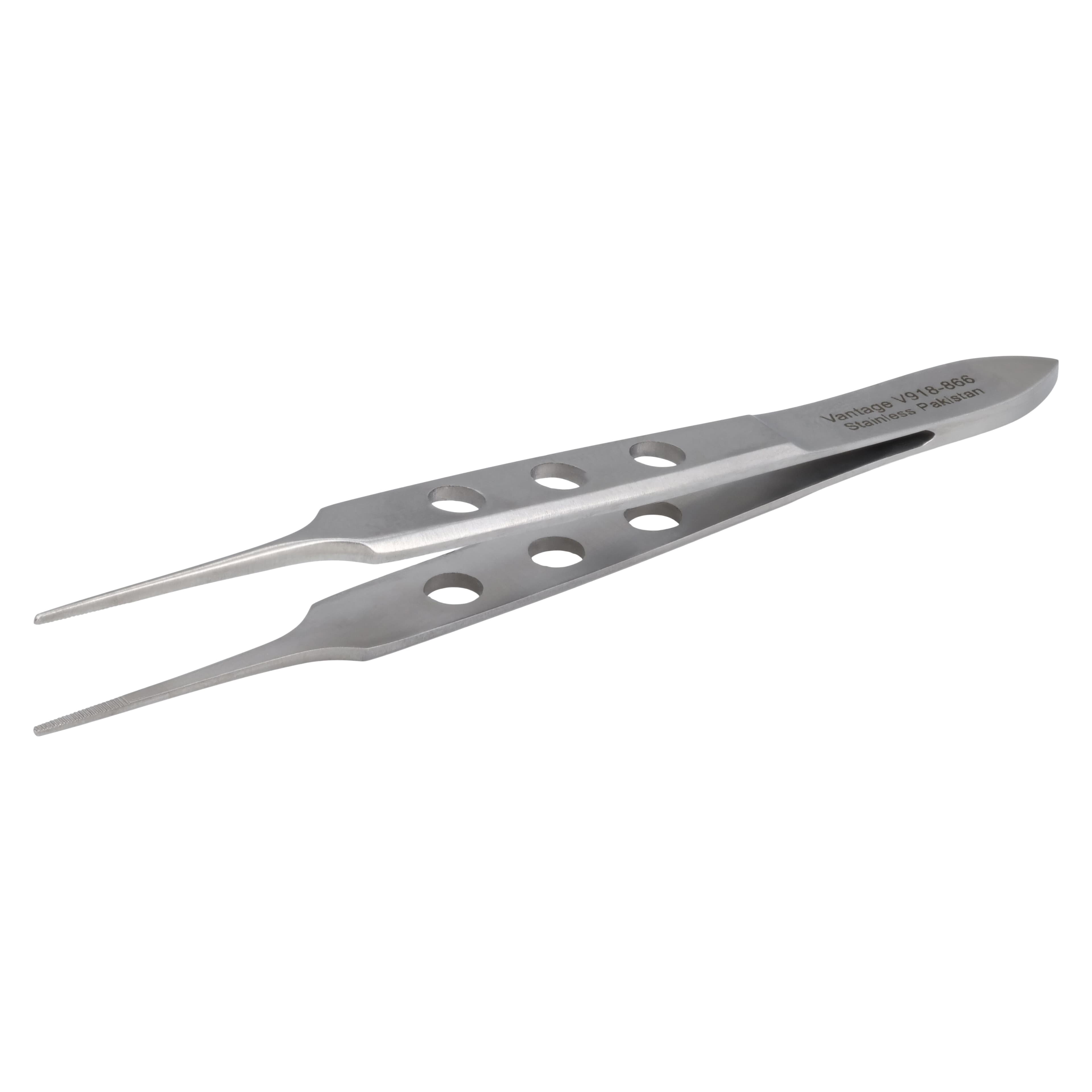 Vantage Bishop-Harmon Dressing Forceps, 3-3/8", Serrated, Stainless Steel, Autoclavable thumbnail 4
