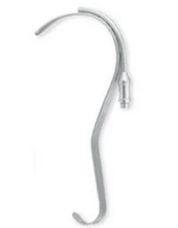 Padgett Deaver Fiber Optic Retractor, 8" - Retractor Deaver Fiber Optic - Image 1