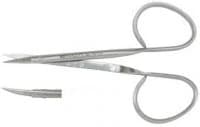 Padgett Iris Scissors, Curved, 3-3/4", Sharp/Sharp, Stainless Steel, Each - Scissors Padgett Iris Shp/Shrp - Image 1