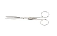 Miltex Operating Scissors, Straight, 5-1/2", Stainless Steel, Blunt/Blunt - Operating Scissor B/B Str Lt - Image 1