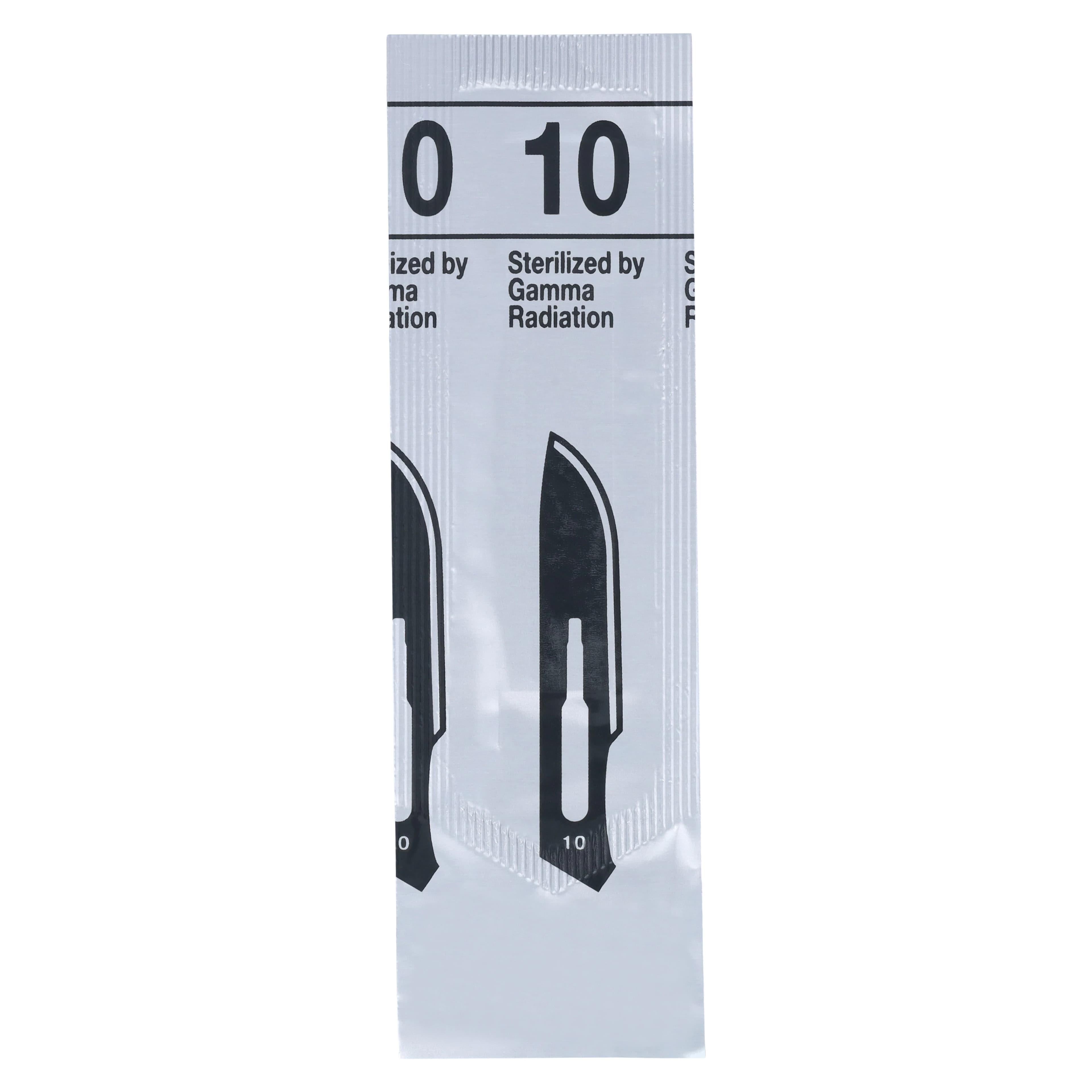 Miltex #10 Sterile Carbon Steel Surgical Blades, Individually Wrapped, 100/Box, 4-110 thumbnail 3