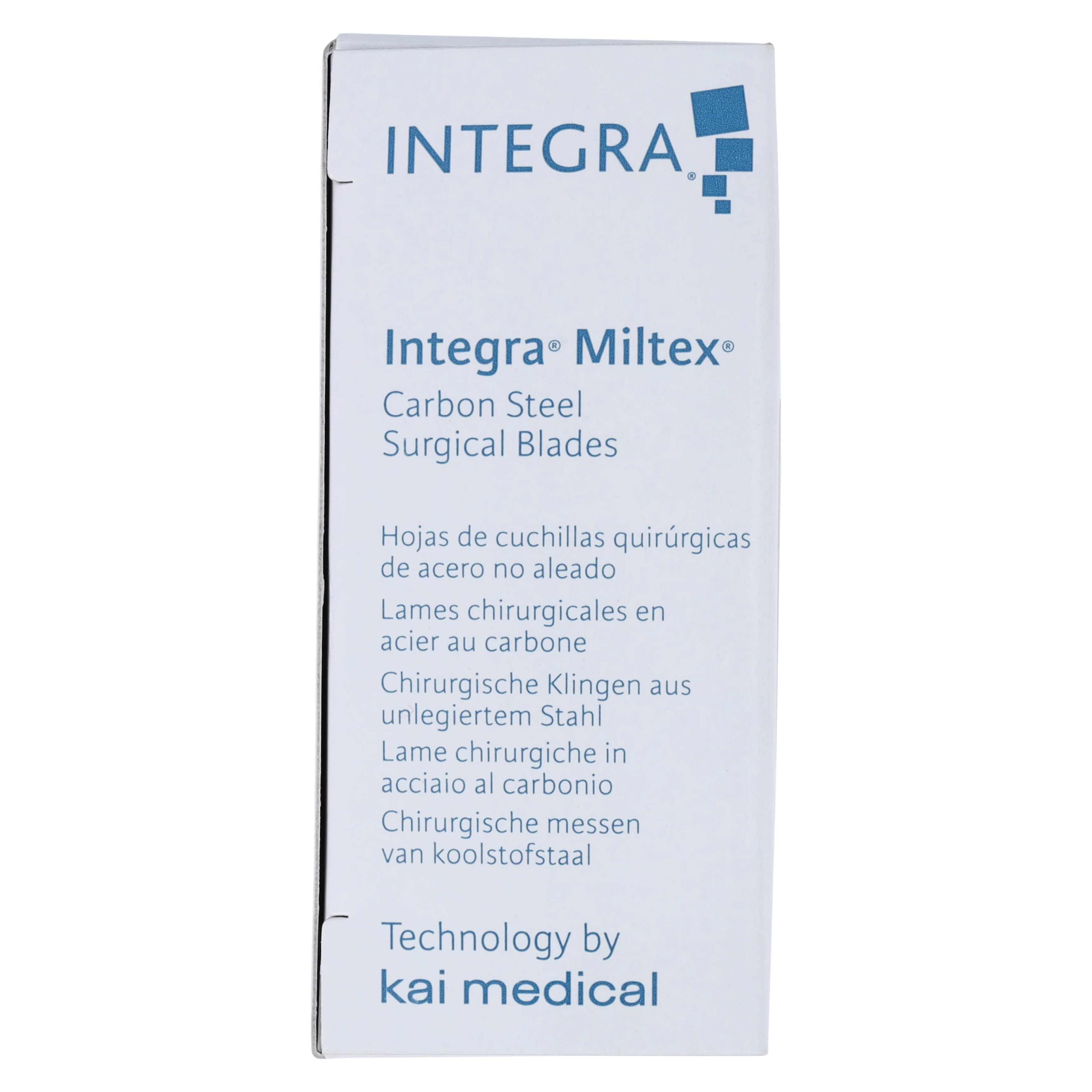 Miltex #10 Sterile Carbon Steel Surgical Blades, Individually Wrapped, 100/Box, 4-110 thumbnail 6