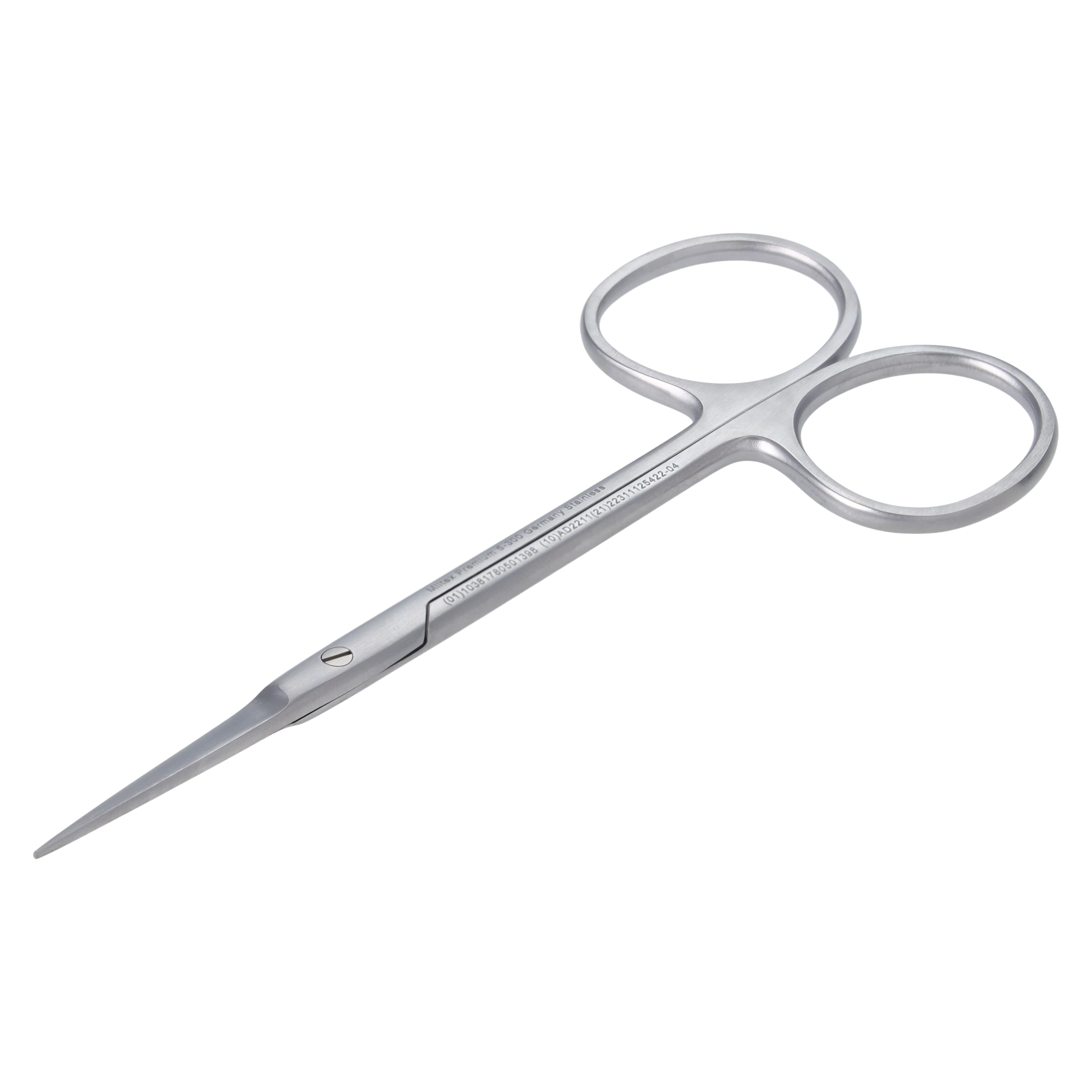 Miltex-Integra Iris Surgical Scissors, 4" Straight, Stainless Steel, Sharp/Sharp Tips, 5-300 thumbnail 4