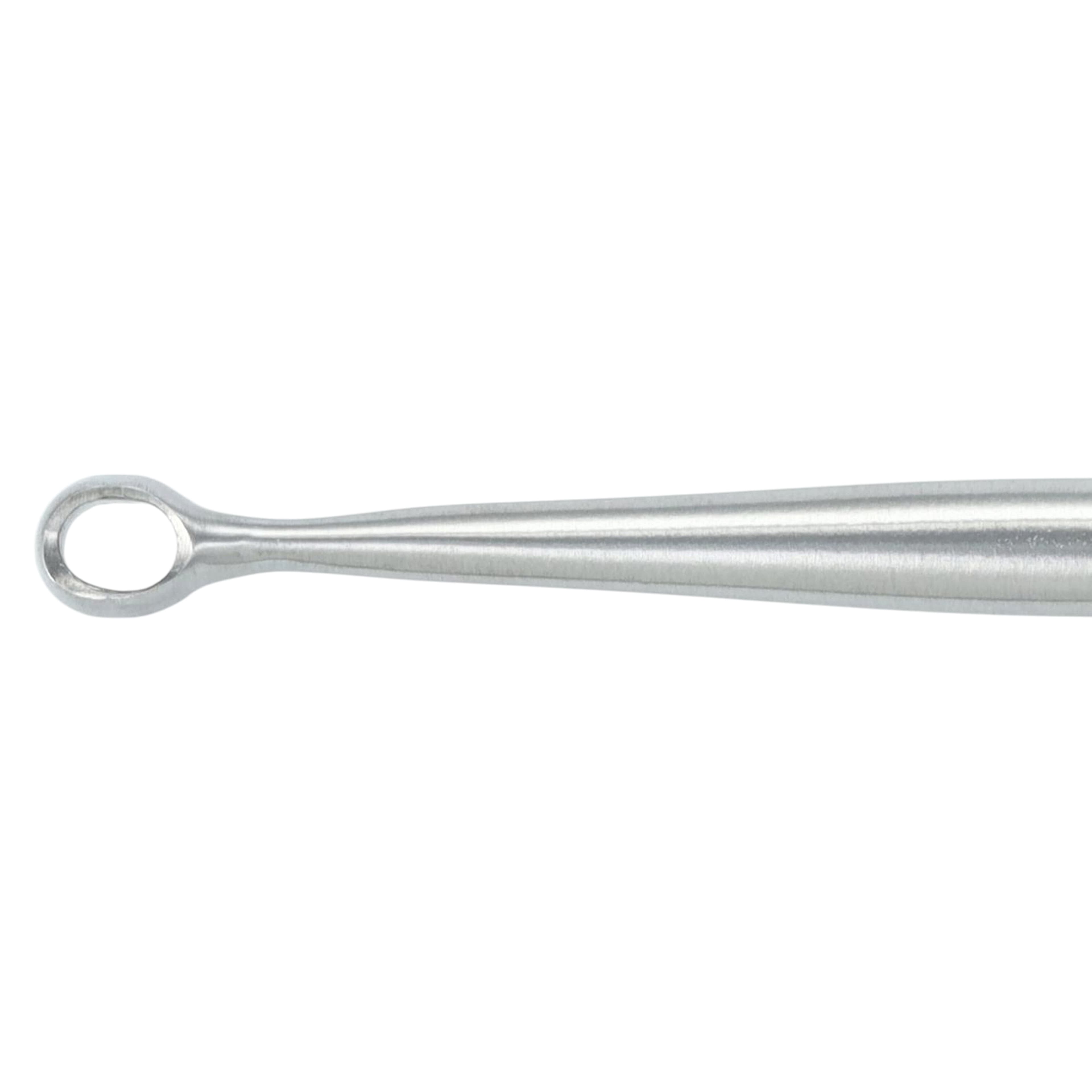 Piffard Dermal Curette, Size 1 Oval, 5-1/2" Stainless Steel, Each thumbnail 3