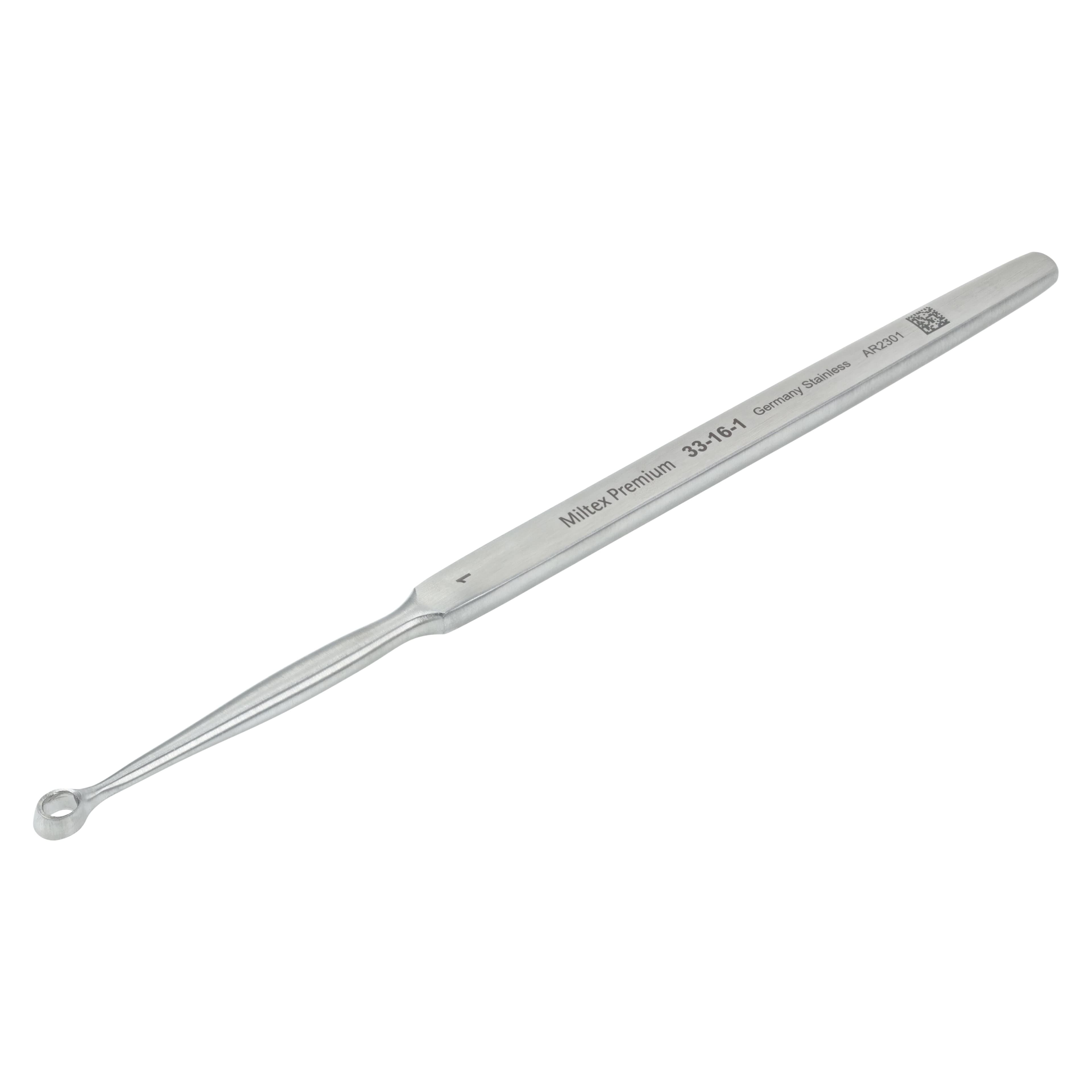 Piffard Dermal Curette, Size 1 Oval, 5-1/2" Stainless Steel, Each thumbnail 4