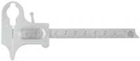 Miltex Boley Gauge, Stainless Steel, 1-100 mm Measuring Range, 5-1/2" (140 mm), 68-694 - Miltex Boley gauge - Regular, not Orthodontic, with 1-100 mm measuring range - Image 1