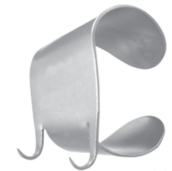Padgett Millard Thumb Double Hook, 17mm, Stainless Steel, Autoclavable - Millard Thumb Double Hook 17mm - Image 1
