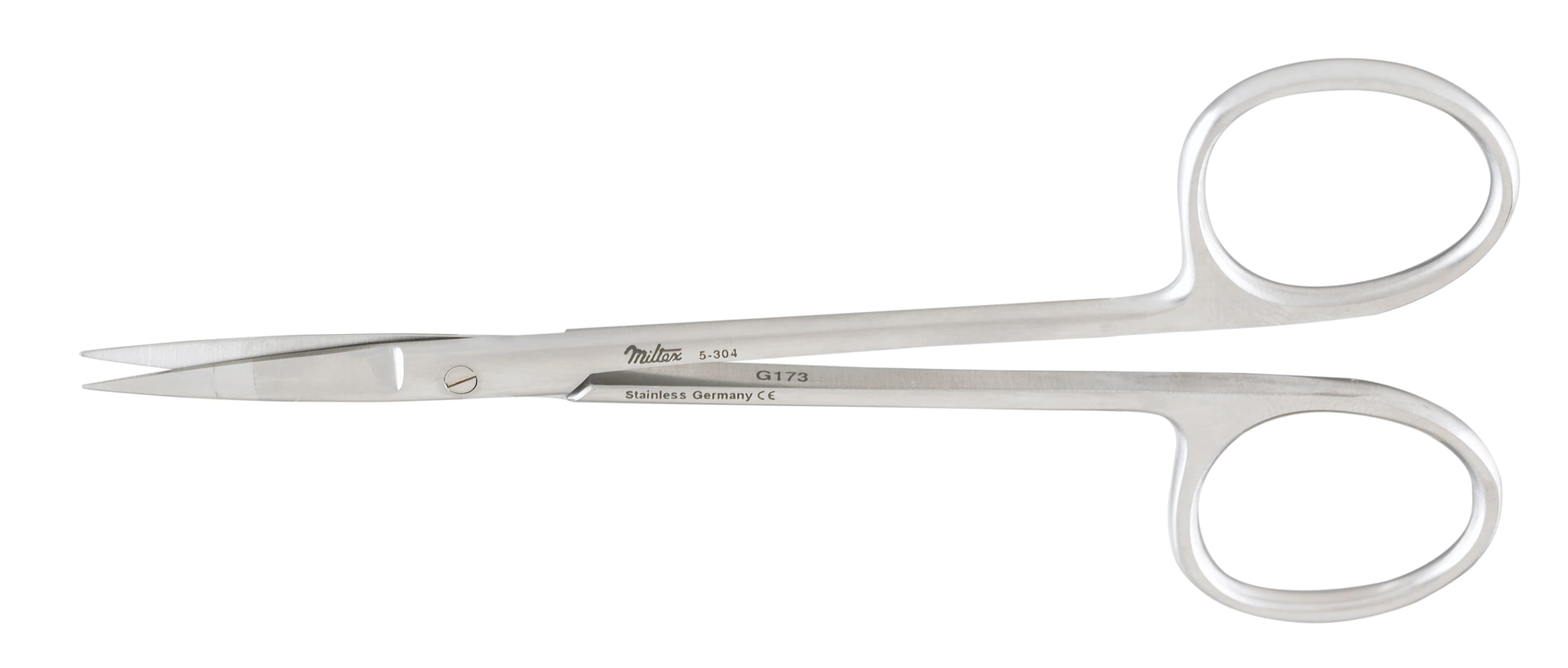 Miltex Iris Surgical Scissors, 4-1/2" Straight, Stainless Steel, Sharp/Sharp, Each thumbnail 3
