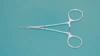 Jacobson Micro Mosquito Forceps, Straight, 5" Stainless Steel, Autoclavable, Each - Jacobson Micro Mosq Forcep - Image 1
