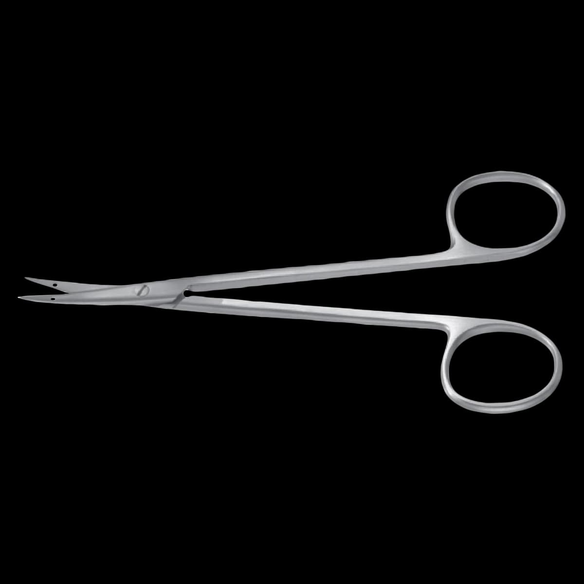 Padgett Plastic Surgery & Suture Scissors, Curved, 4-3/4" (12 cm), Stainless Steel, Autoclavable, Reusable - Scissors Littler Plstc Srg/Sut - Image 1
