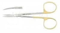 Padgett SuperCut Iris Scissors, Curved, 4-1/2", Tungsten Carbide, Sharp/Sharp, Each - Scissors Iris Sharp SC/TC - Image 1