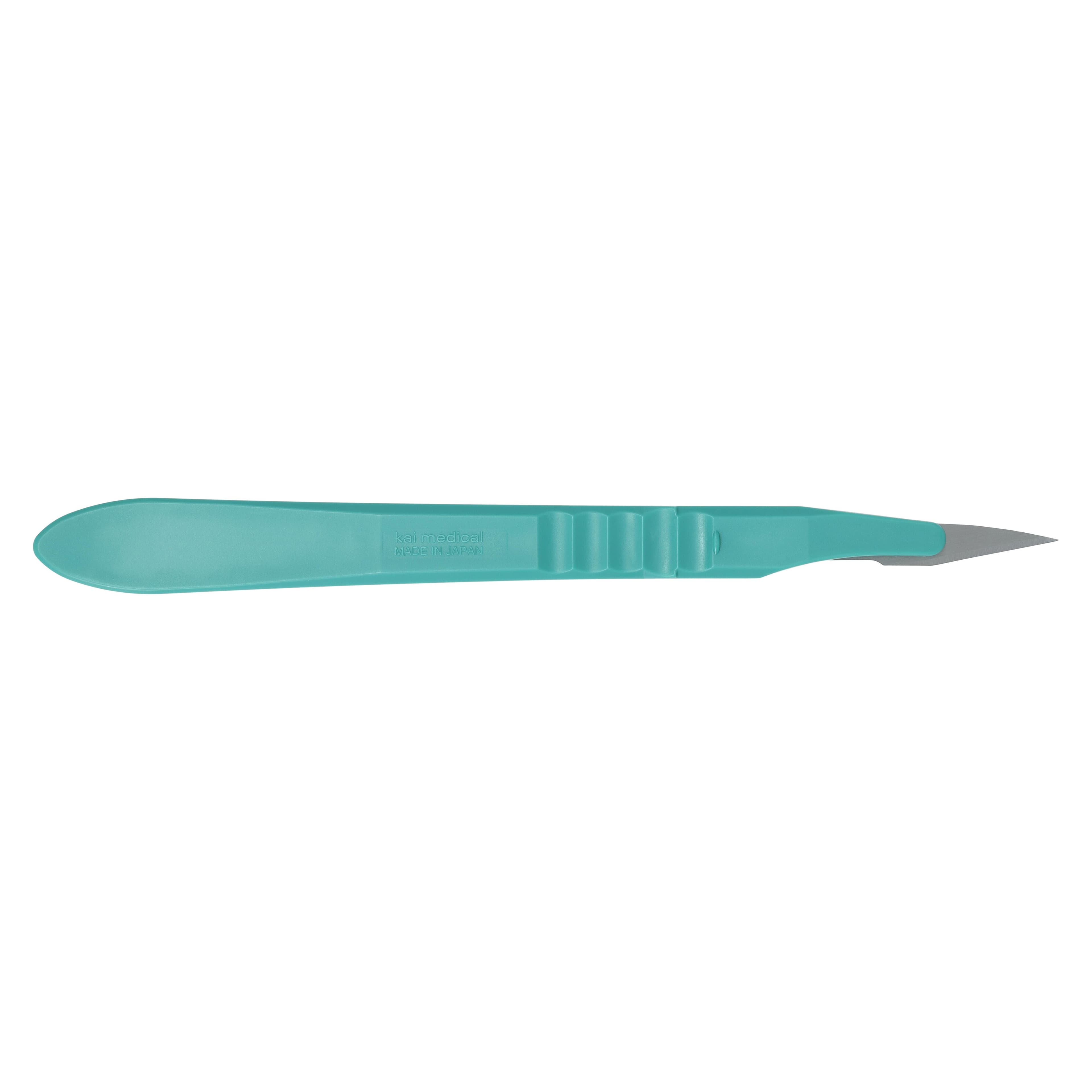 Miltex Sterile Disposable Scalpel #11, Stainless Steel, Safety Sleeve, 10/Box, 4-411 thumbnail 3