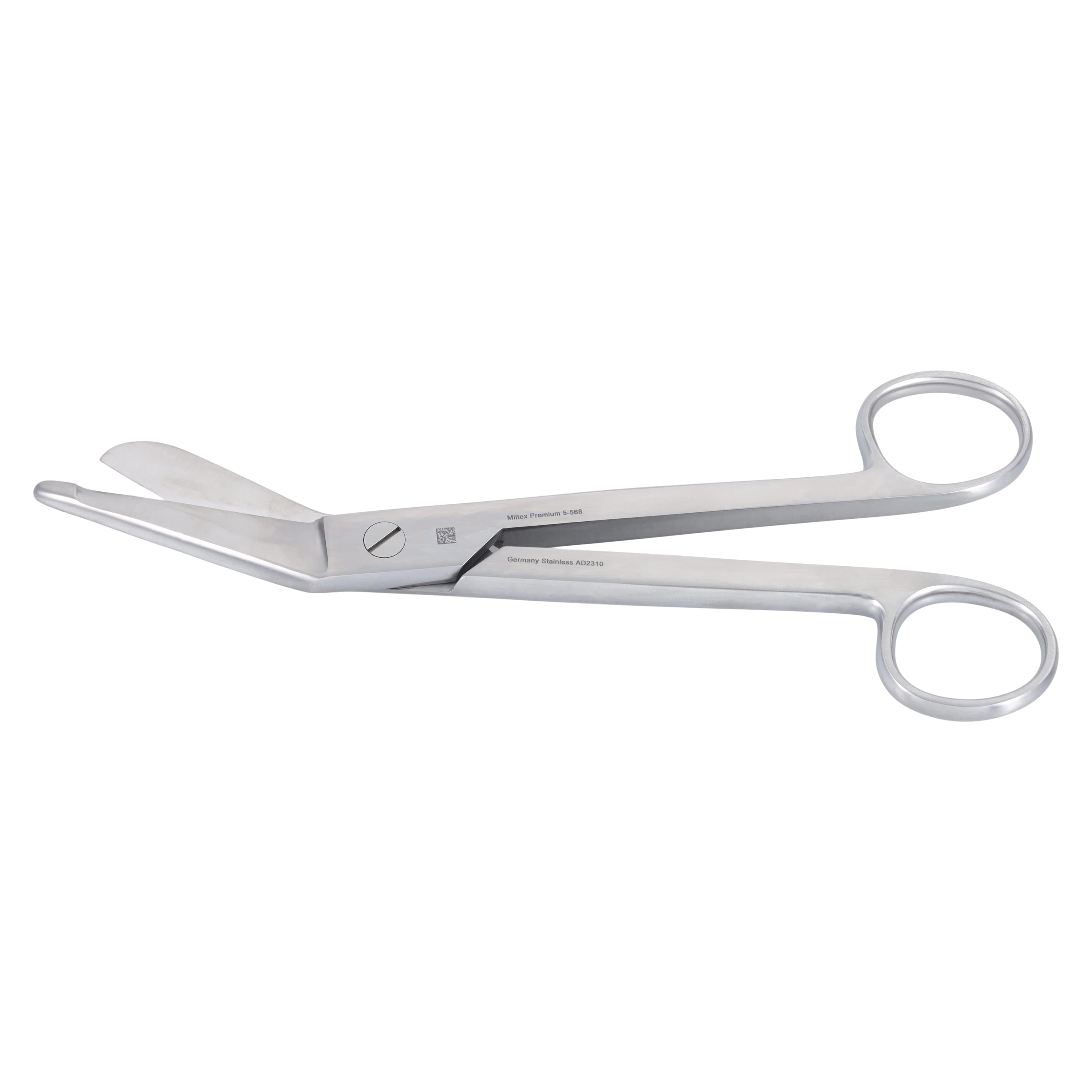 Miltex-Integra Esmarch Bandage & Cast Shears, Angled, 8" Stainless Steel, Each - Esmarck HD Bandage Shears - Image 1
