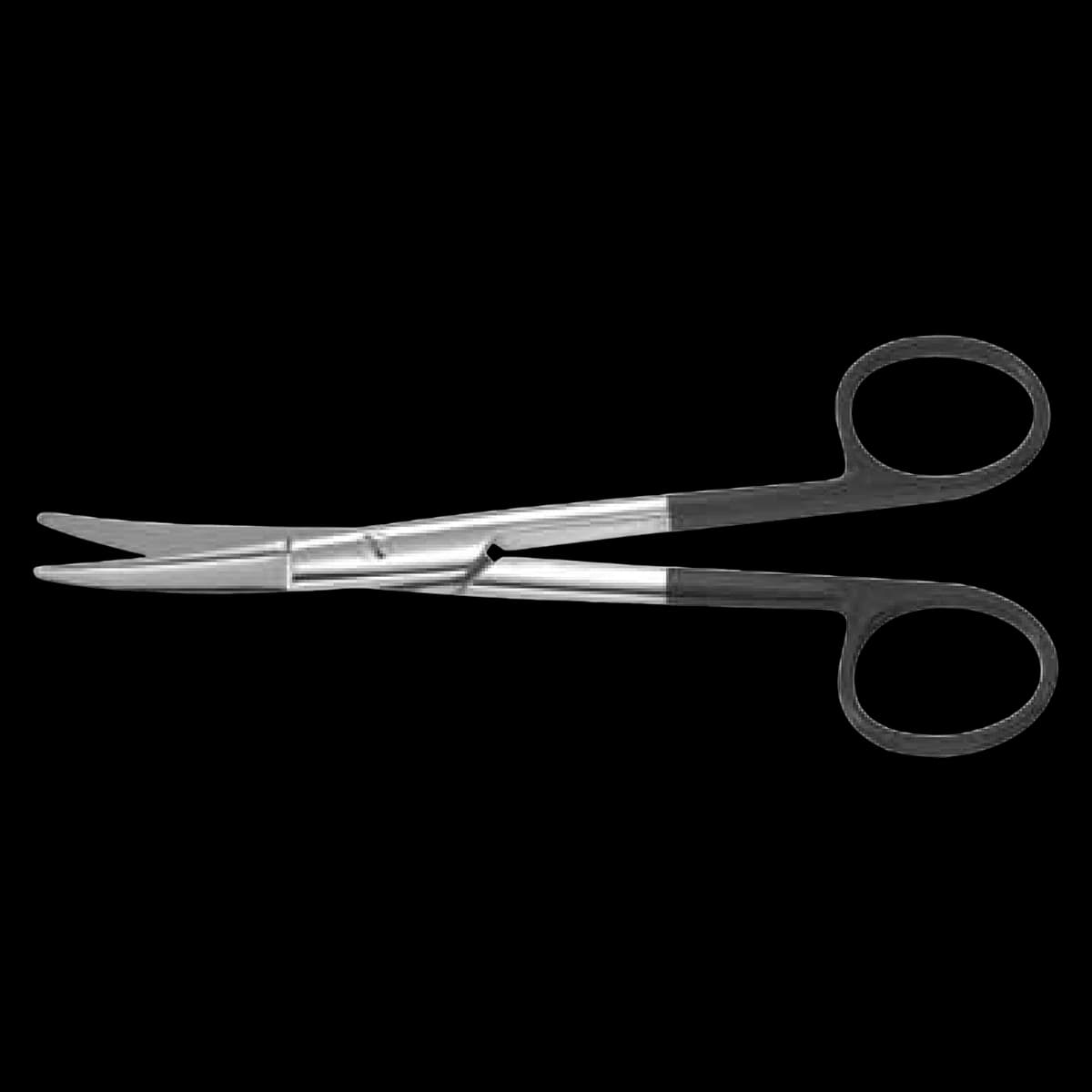 Padgett SuperCut Kaye Plastic Surgery Scissors, Curved, 5-1/2", Stainless Steel, Each - Scissors Kaye Rhytidectomy SC - Image 1