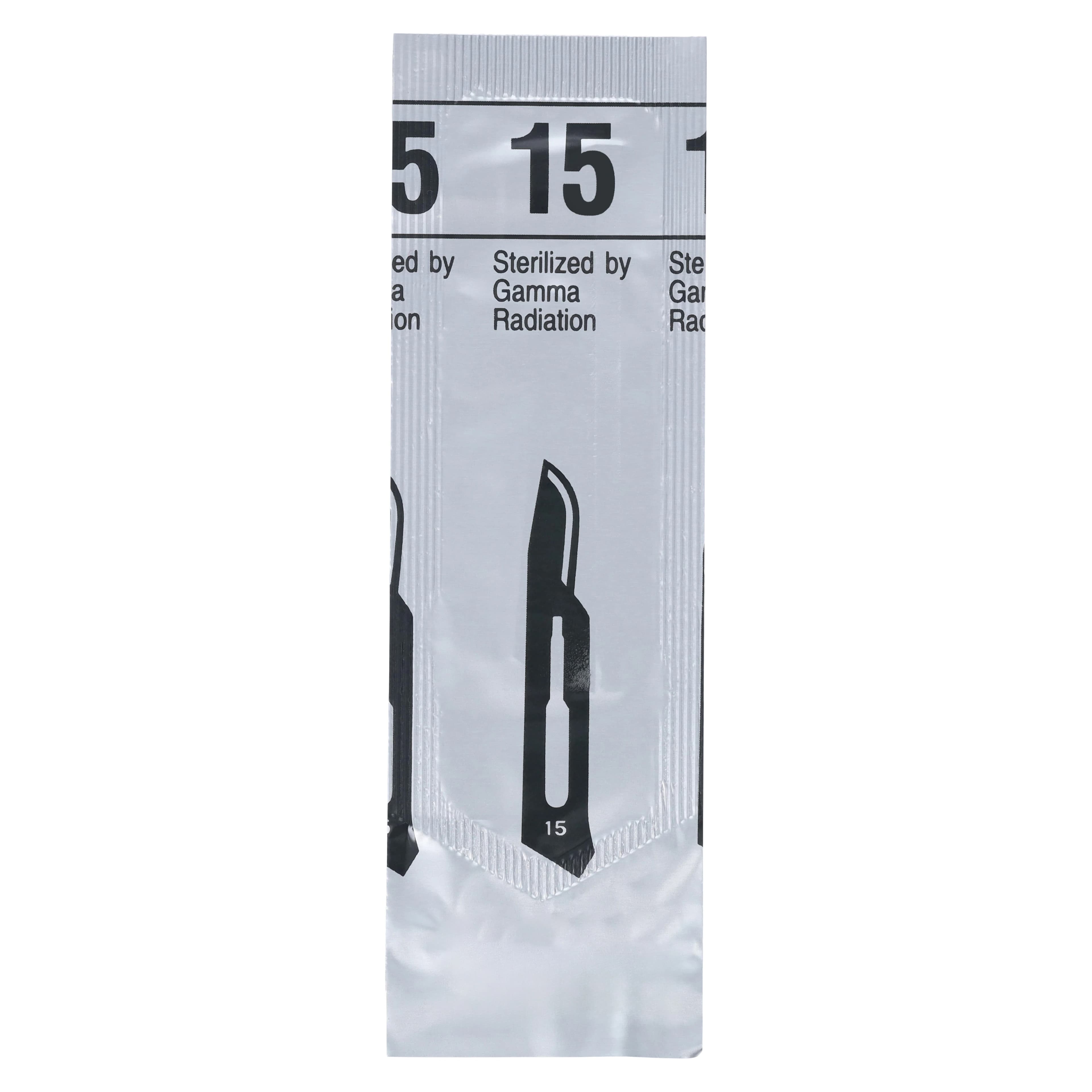 Miltex-Integra Carbon Steel Sterile Surgical Blade #15, Disposable, 100/Box thumbnail 4