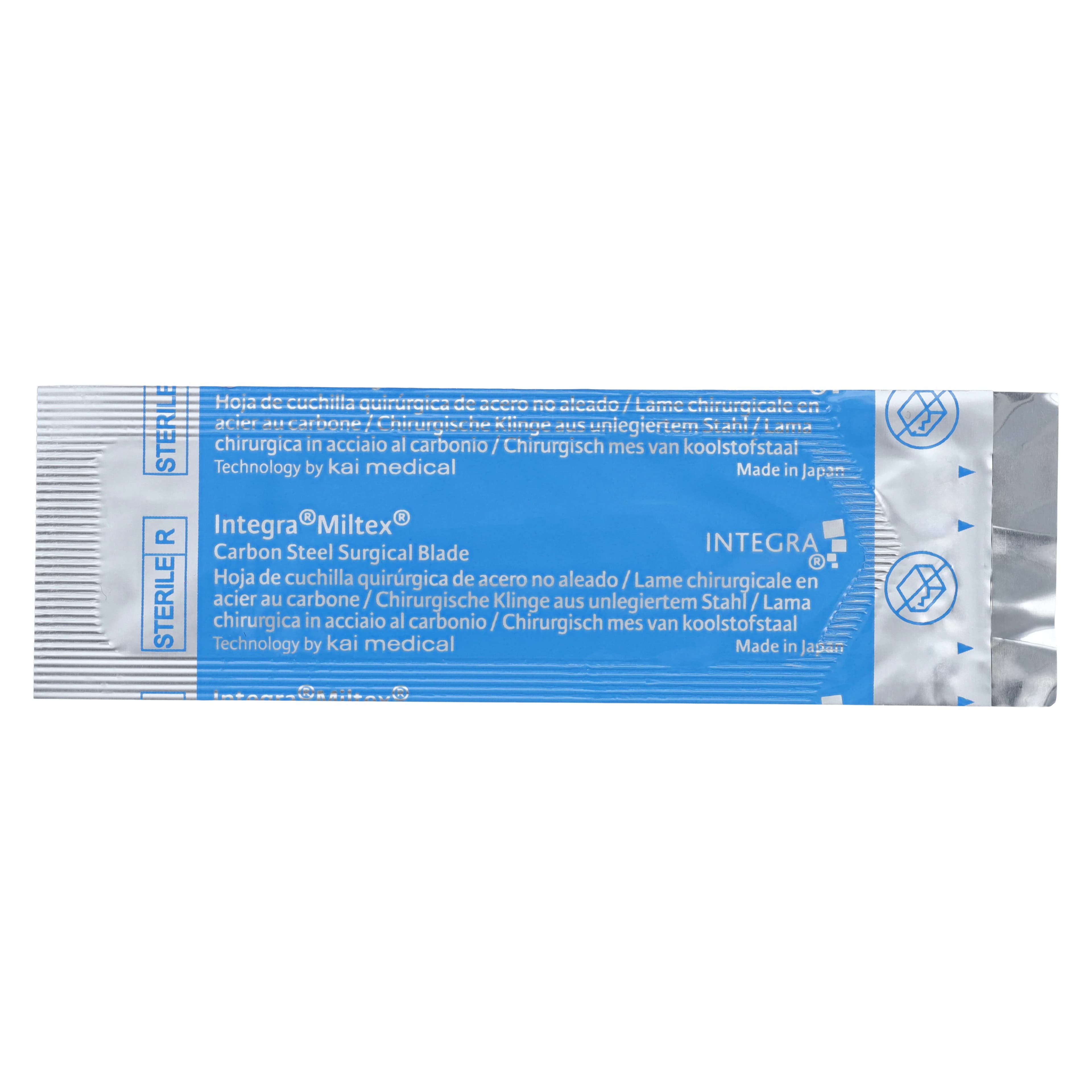 Miltex-Integra Carbon Steel Sterile Surgical Blade #15, Disposable, 100/Box thumbnail 5