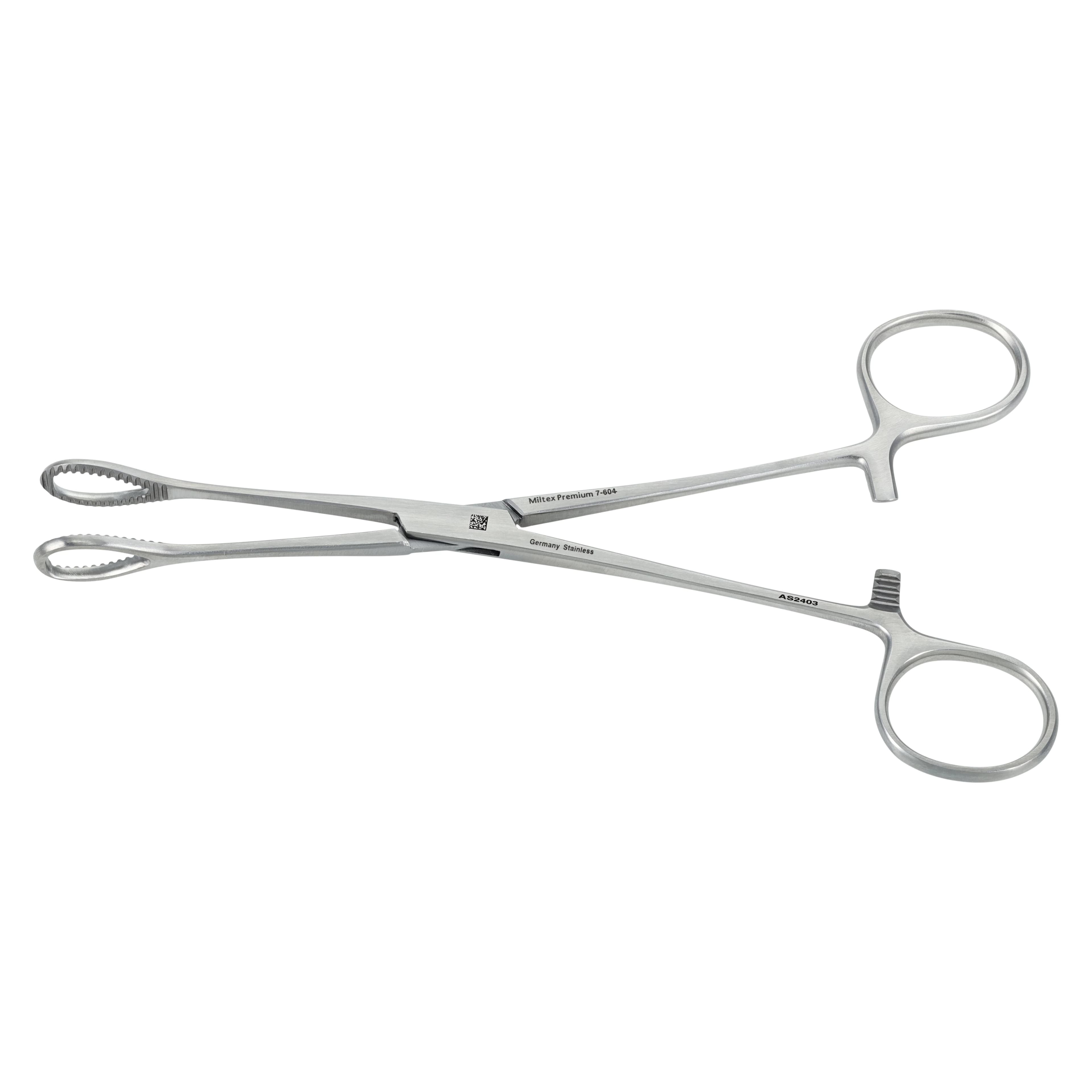 Foerster Sponge Forcep, Straight, 7" Stainless Steel, Autoclavable - Foerster Sponge Forcep Str Ser - Image 1