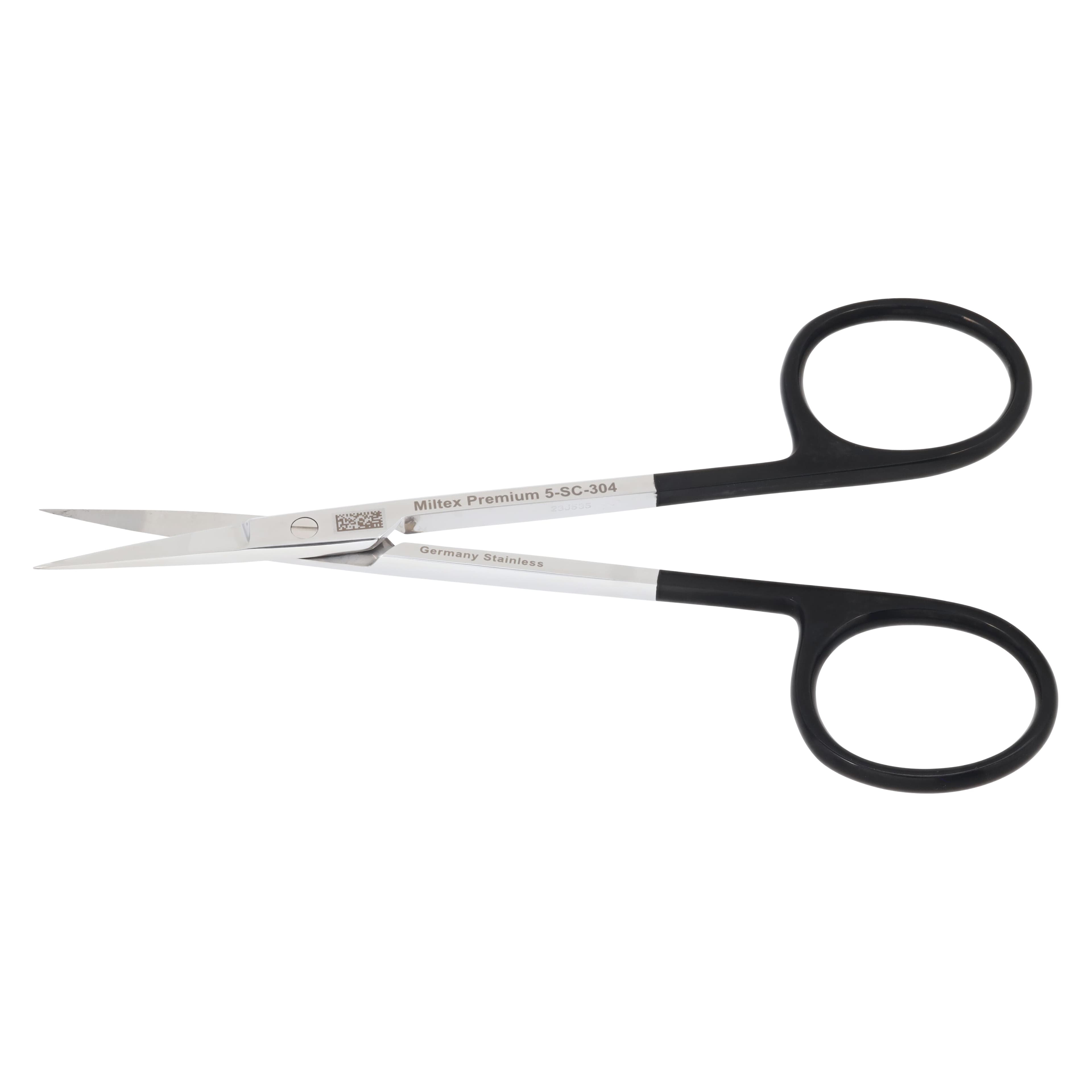 Miltex-Integra Straight Sharp SuperCut Iris Scissors, 4-1/2", Stainless Steel, Reusable, Each thumbnail 2
