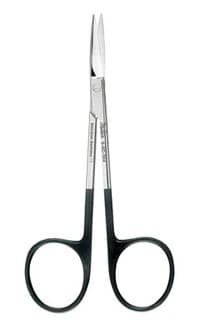 Miltex-Integra Straight Sharp SuperCut Iris Scissors, 4-1/2", Stainless Steel, Reusable, Each - Straight Sharp SuperCut Iris Scissors 4-1/2” - Image 1