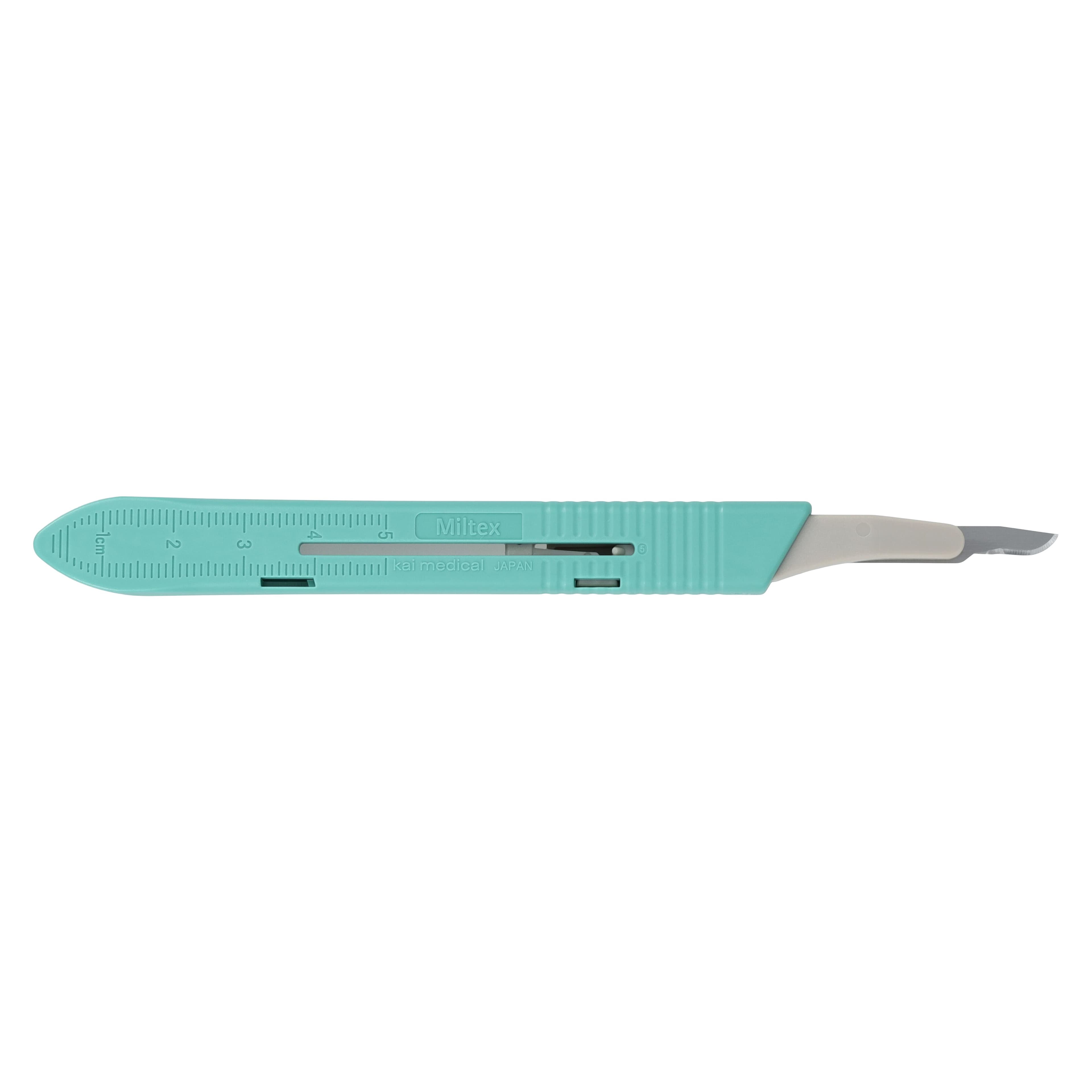 #15 Disposable Safety Scalpel, Sterile, Retractable Stainless Steel Blade, 10/Box, 4-515 thumbnail 4