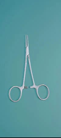 Miltex Halsted Mosquito Hemostat, 5" Straight, Stainless Steel, 1/Pkg - Hemostats – 5" Halsted Mosquito, Straight - Hemostats – 5" Halsted Mosquito, Straight - Image 1