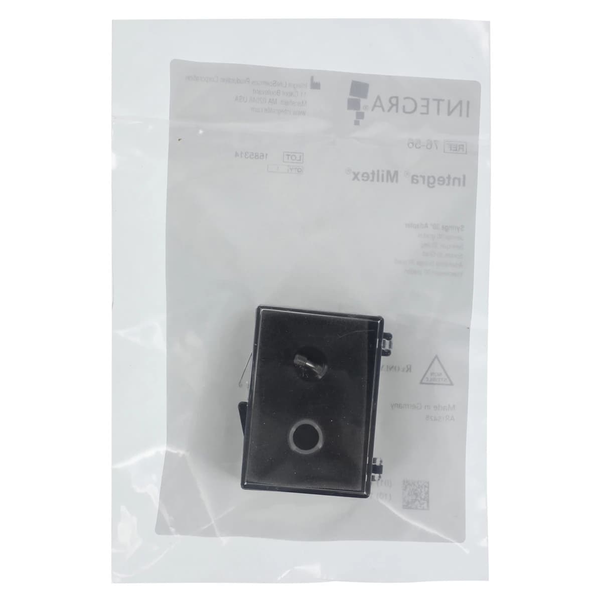 Miltex N-Tralig 30 Degree Adapter Hub for Anesthetic Syringe, Stainless Steel, 76-56 thumbnail 2