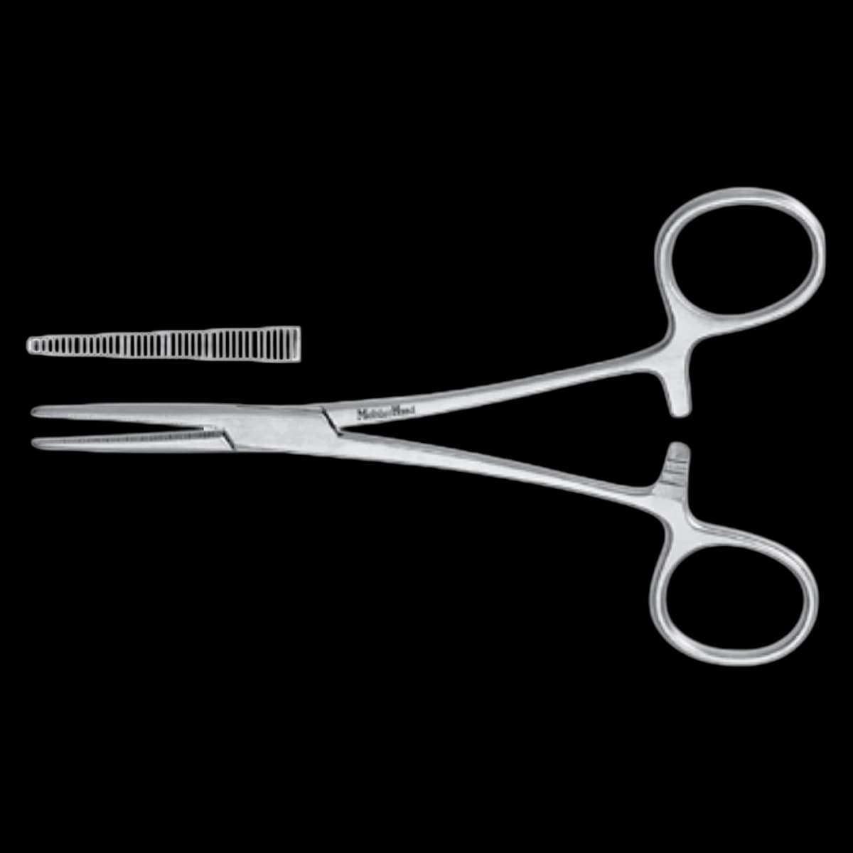 Miltex Meister-Hand Crile Hemostatic Forceps, Straight, 5-1/2" (14 cm), Stainless Steel, Autoclavable, Each - Forceps Crile Straight - Image 1