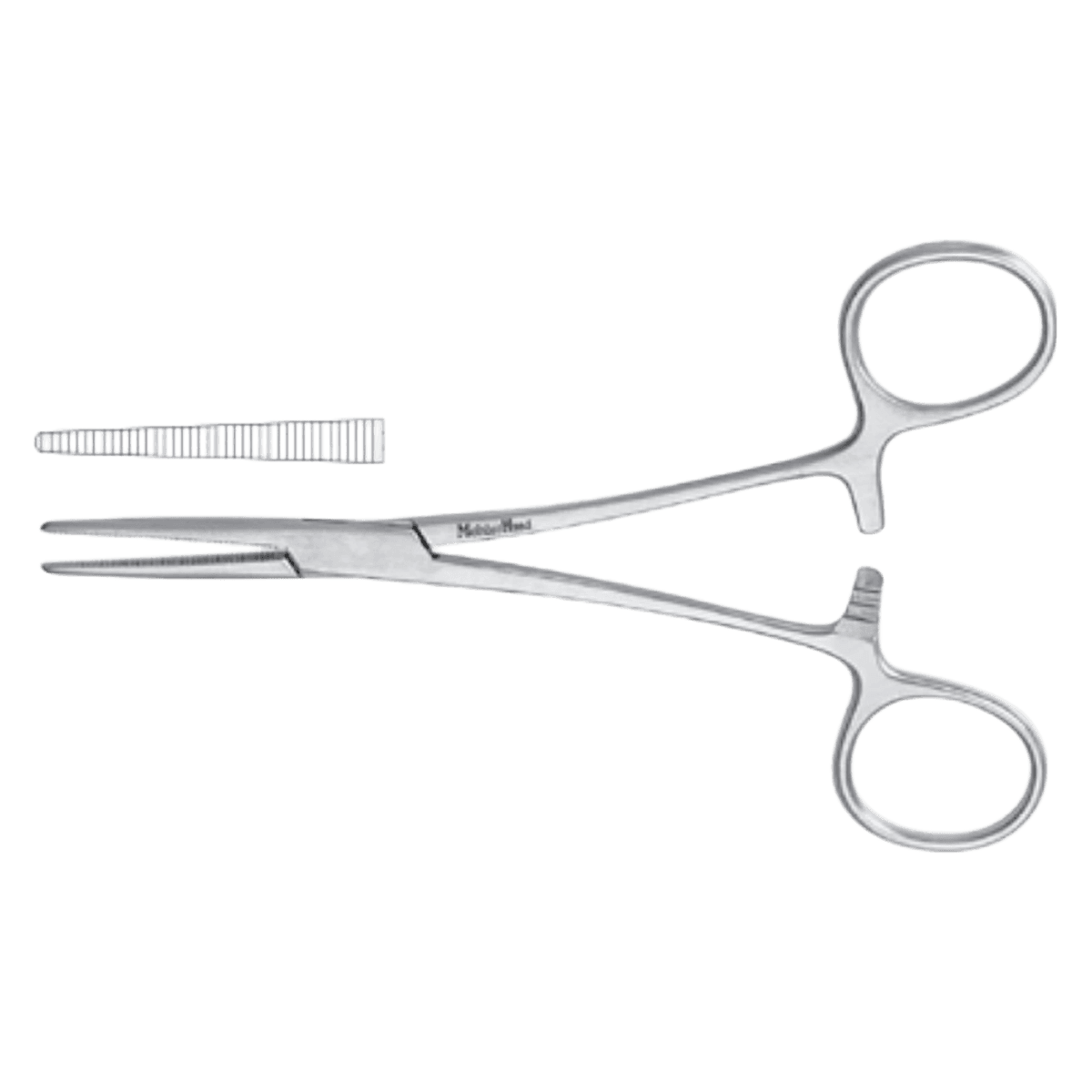 Meister-Hand Crile Hemostatic Forceps, Straight, 6-1/4", Stainless Steel, Autoclavable, Each - Forceps Crile Straight - Image 1