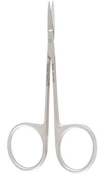 Miltex-Integra Iris Scissors, Straight, 3-1/2" Stainless Steel, Each thumbnail 2