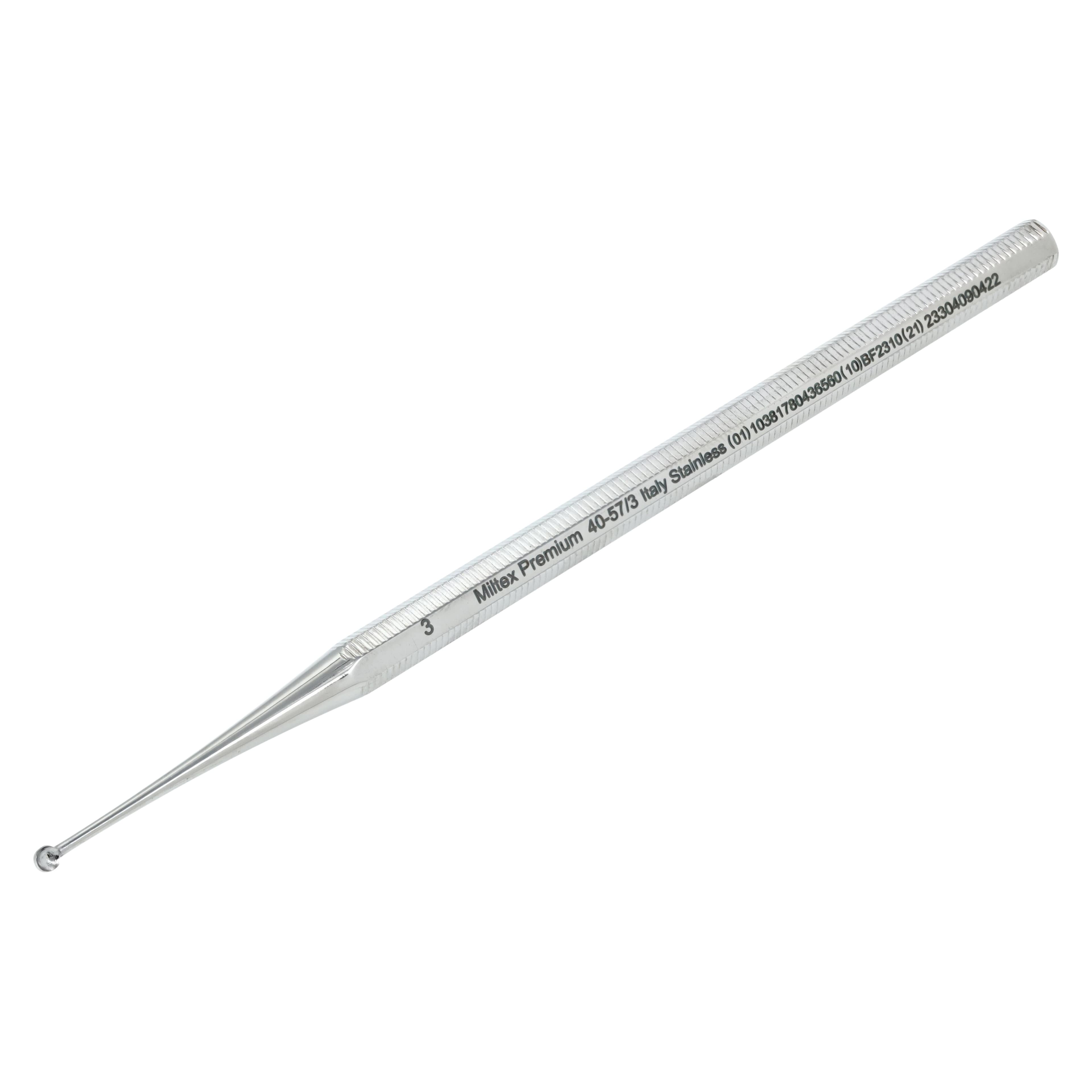Miltex Dermal Excavator Curette, Single-Ended, 5" Stainless Steel, Large 25mm, Each thumbnail 4