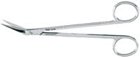Miltex Kelly Fistula Surgical Scissors, 6-1/4" Angular, Serrated Blade, Sharp Tips, Stainless Steel - Surgical Scissors – Kelly Fistula 6-1/4", Angular - Surgical Scissors – Kelly Fistula 6-1/4", Angular - Image 1